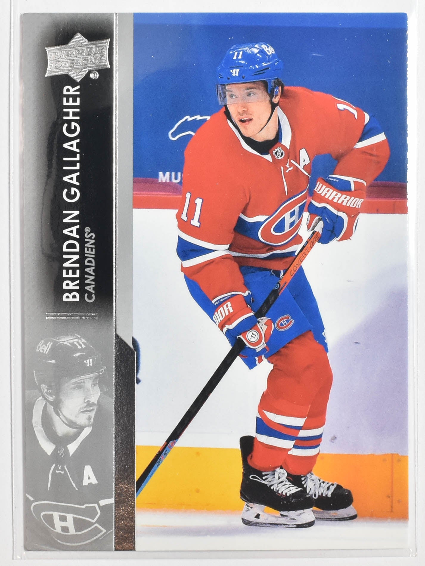 Brendan Gallagher 97 Upper Deck NHL 2021-22 Series 1 Canadiens