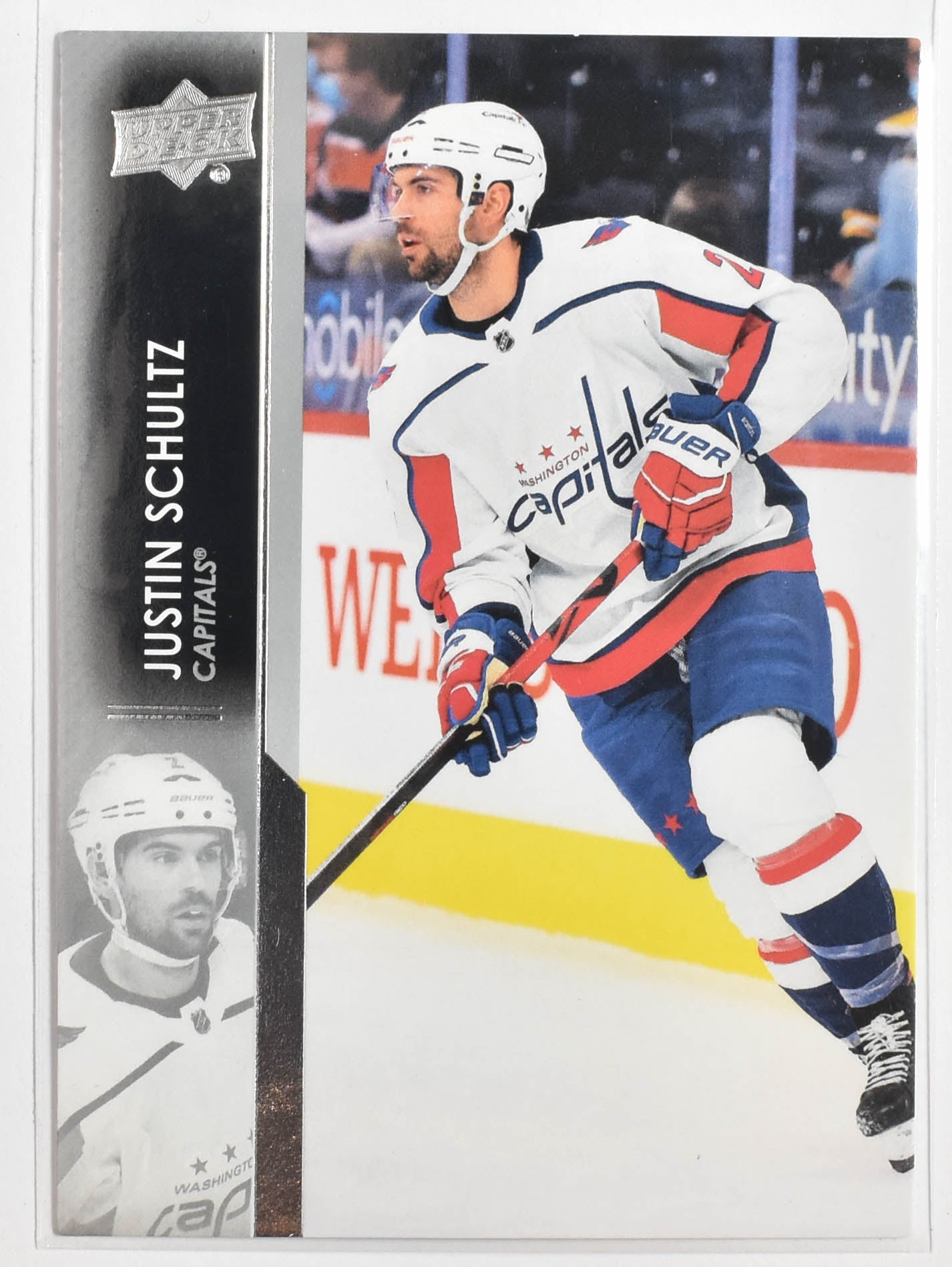 Justin Schultz 191 Capitals Upper Deck NHL 2021-22 Series 1