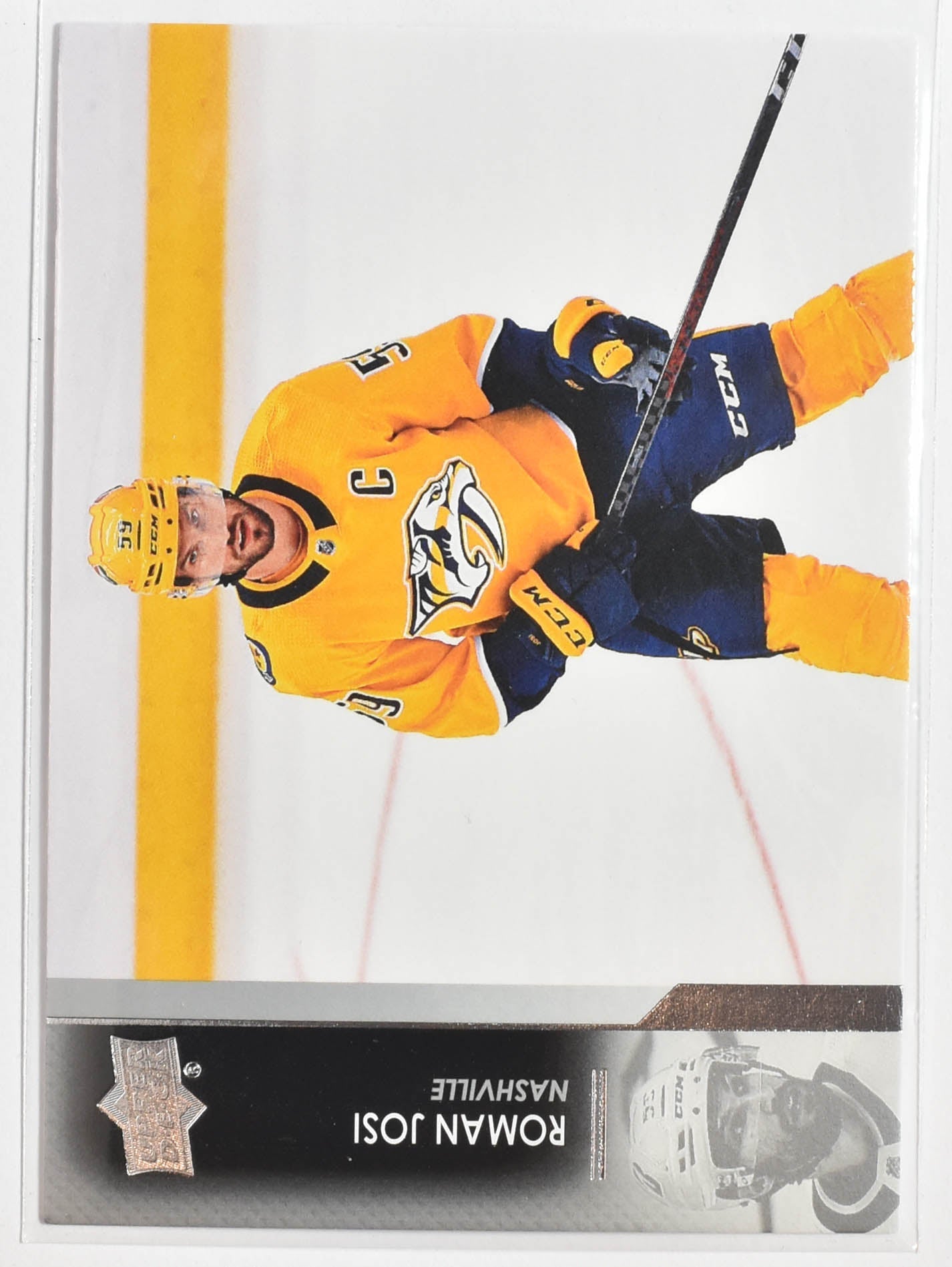 Roman Josi 104 Upper Deck NHL 2021-22 Series 1 Nashville