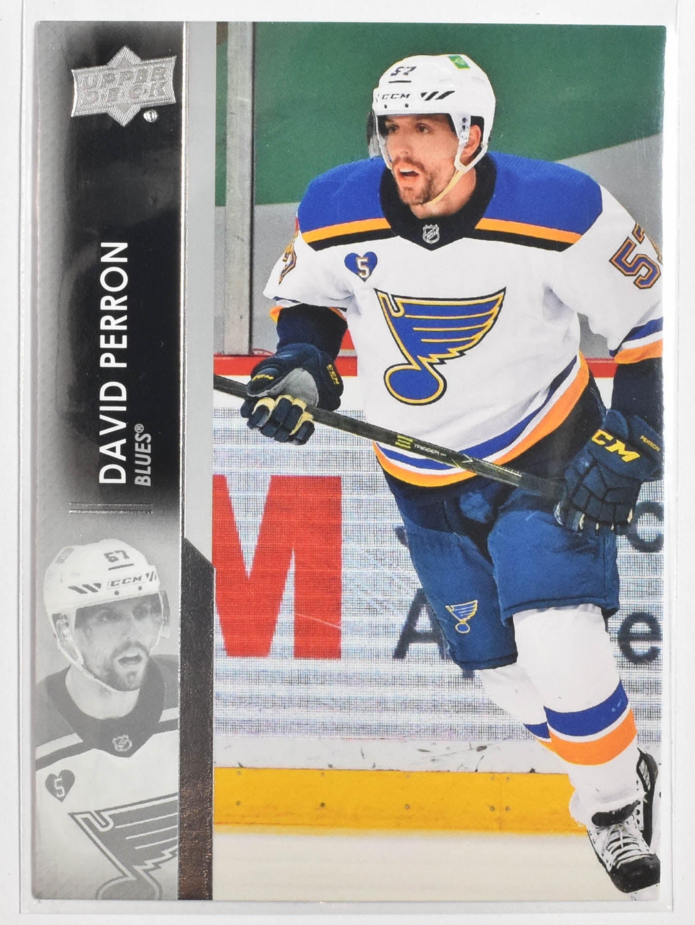 David Perron 156 St Louis Blues Upper Deck NHL 2021-22 Series 1