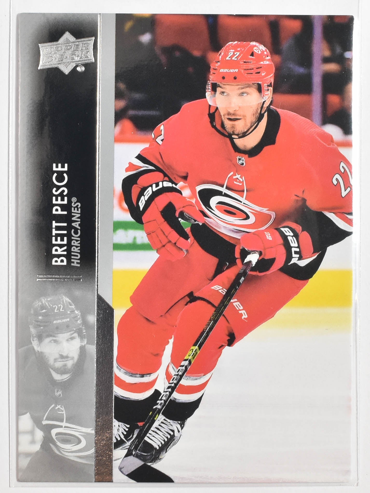 Brett Pesce 35 Carolina Upper Deck NHL 2021-22 Series 1