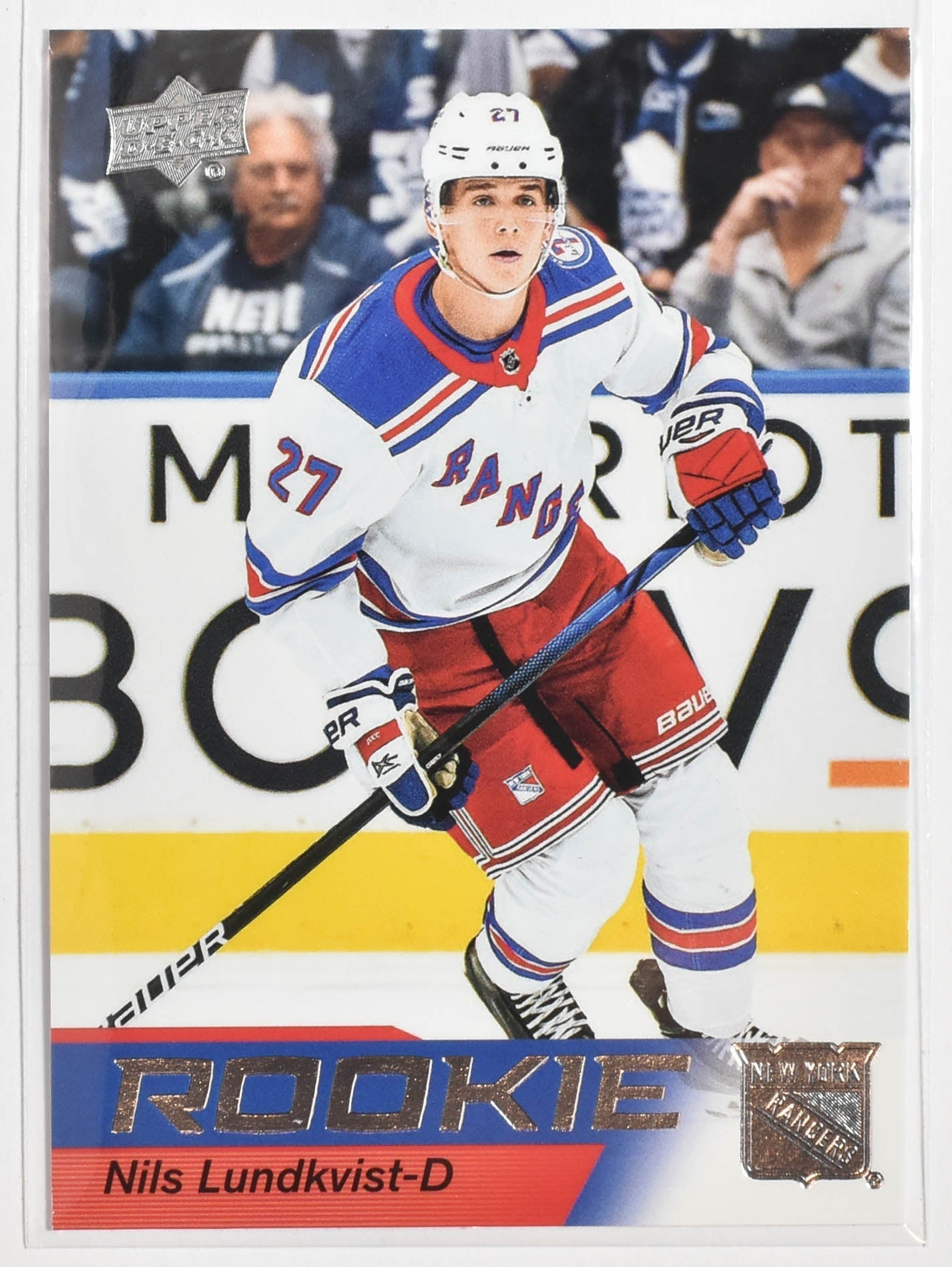 Nils Lundkvist 16 Rangers 2021-22 NHL Stars Rookies Box Set