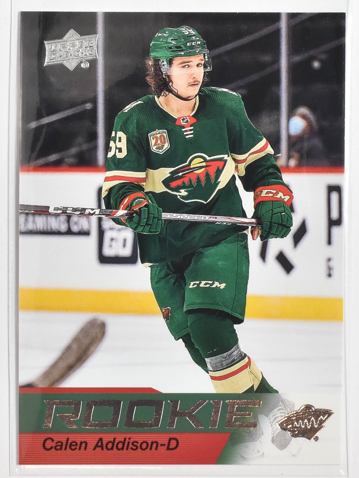 Calen Addison 9 Wild 2021-22 NHL Stars Rookies Box Set
