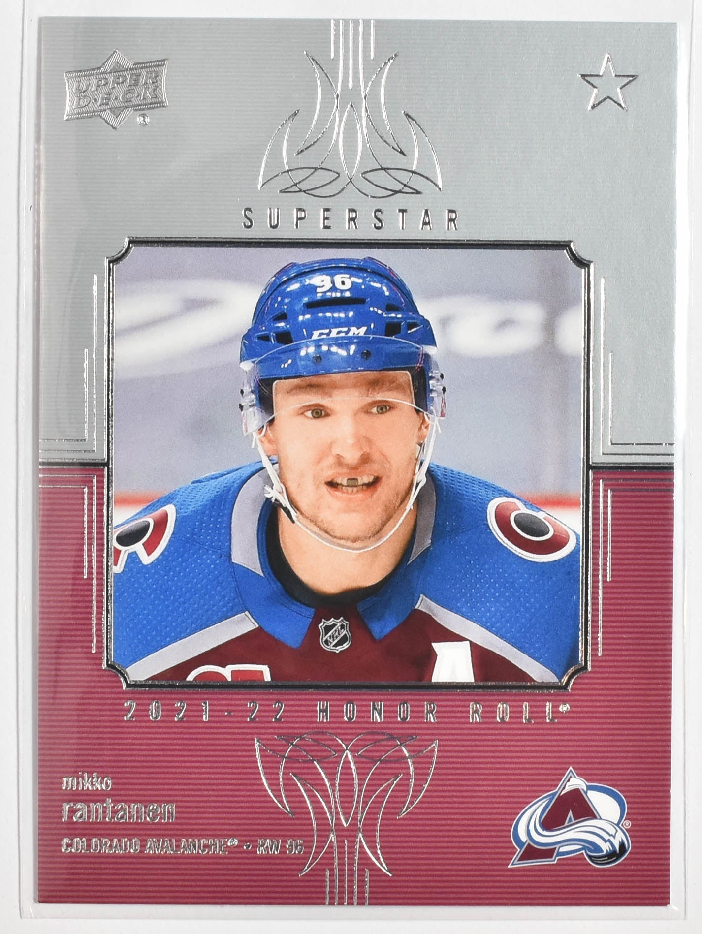 Mikko Rantanem HR 41 Superstar Honor Roll Colorado Upper Deck 2021-2022 Series 1