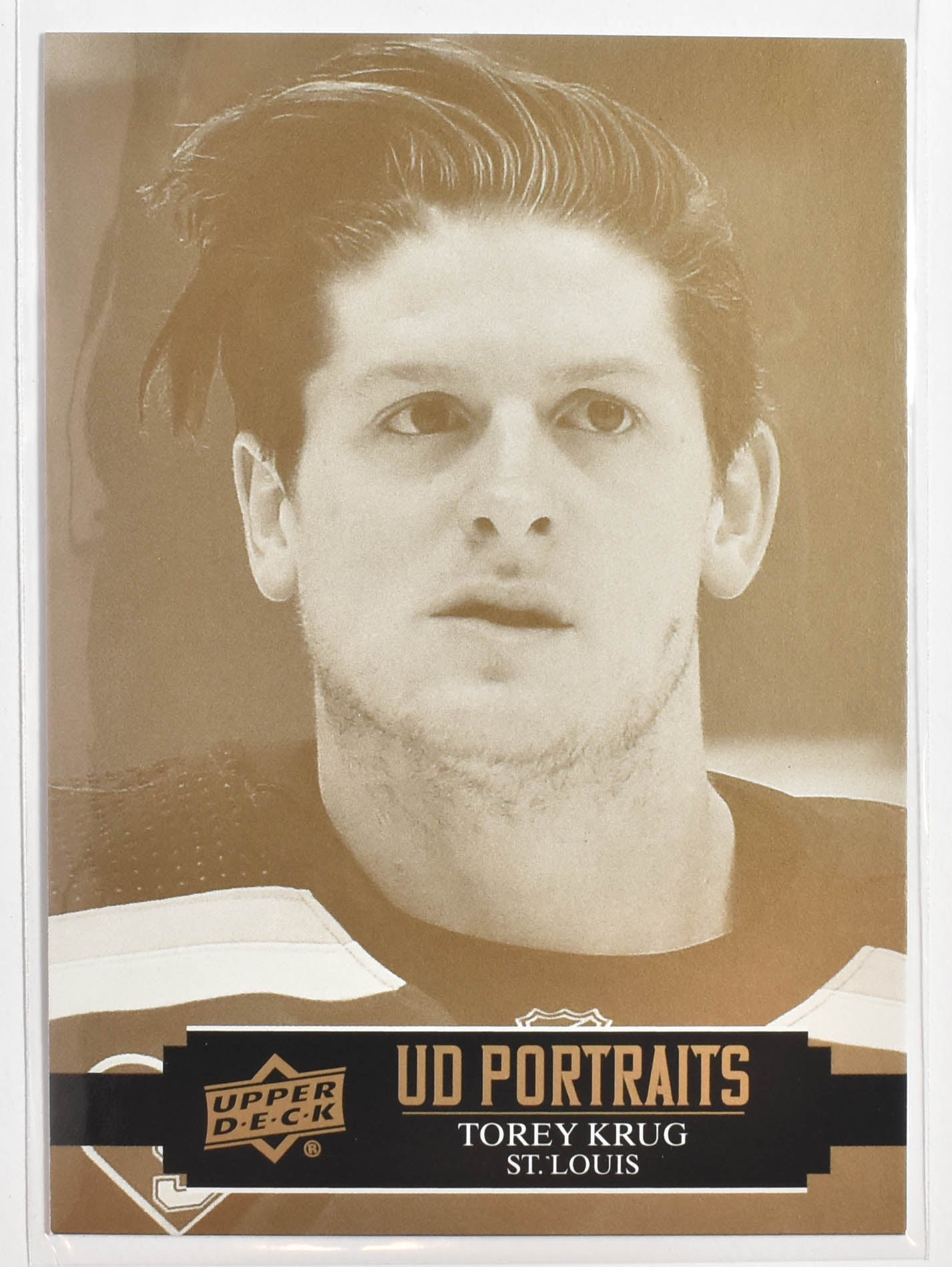 Torey Krug P 28 UD Portraits St Louis Blues Upper Deck 2021-2022 Series 1