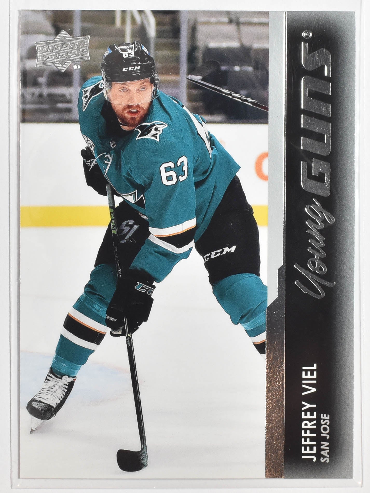 Jeffrey Viel 233 Sharks Young Guns Upper Deck 2021-2022 Series 1