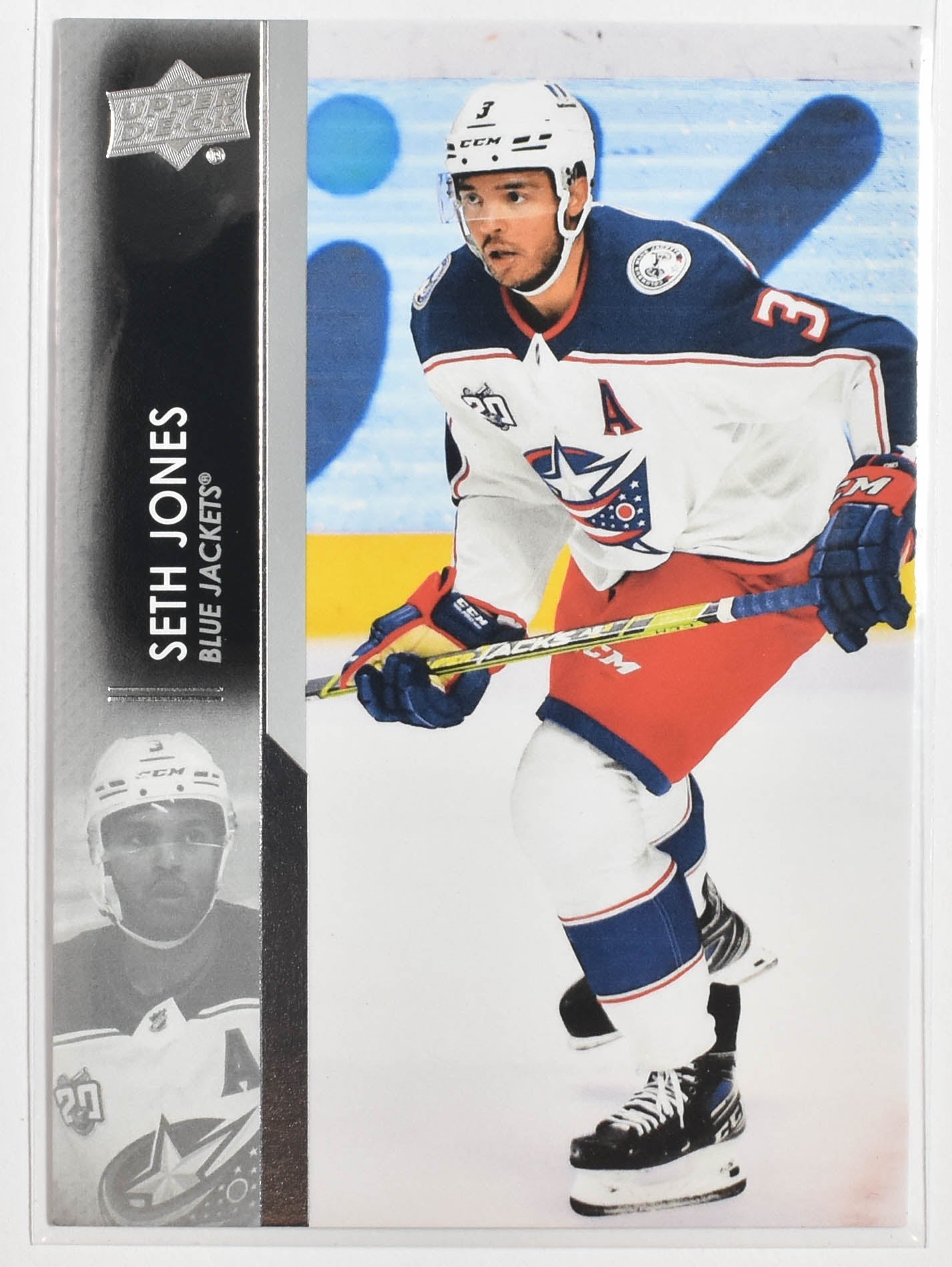 Seth Jones 53 Blue Jackets Upper Deck 2021-2022 Series 1