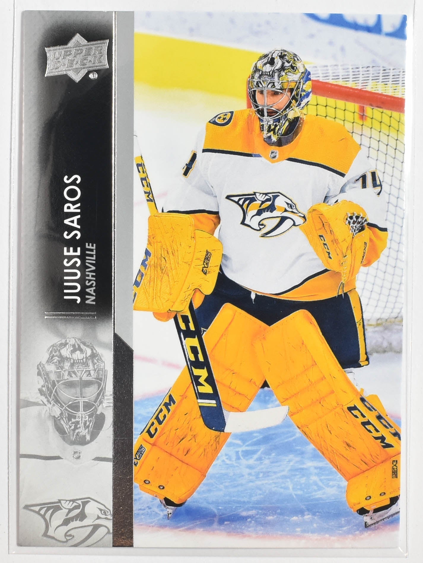 Juuse Saros 105 Nashville Upper Deck 2021-2022 Series 1