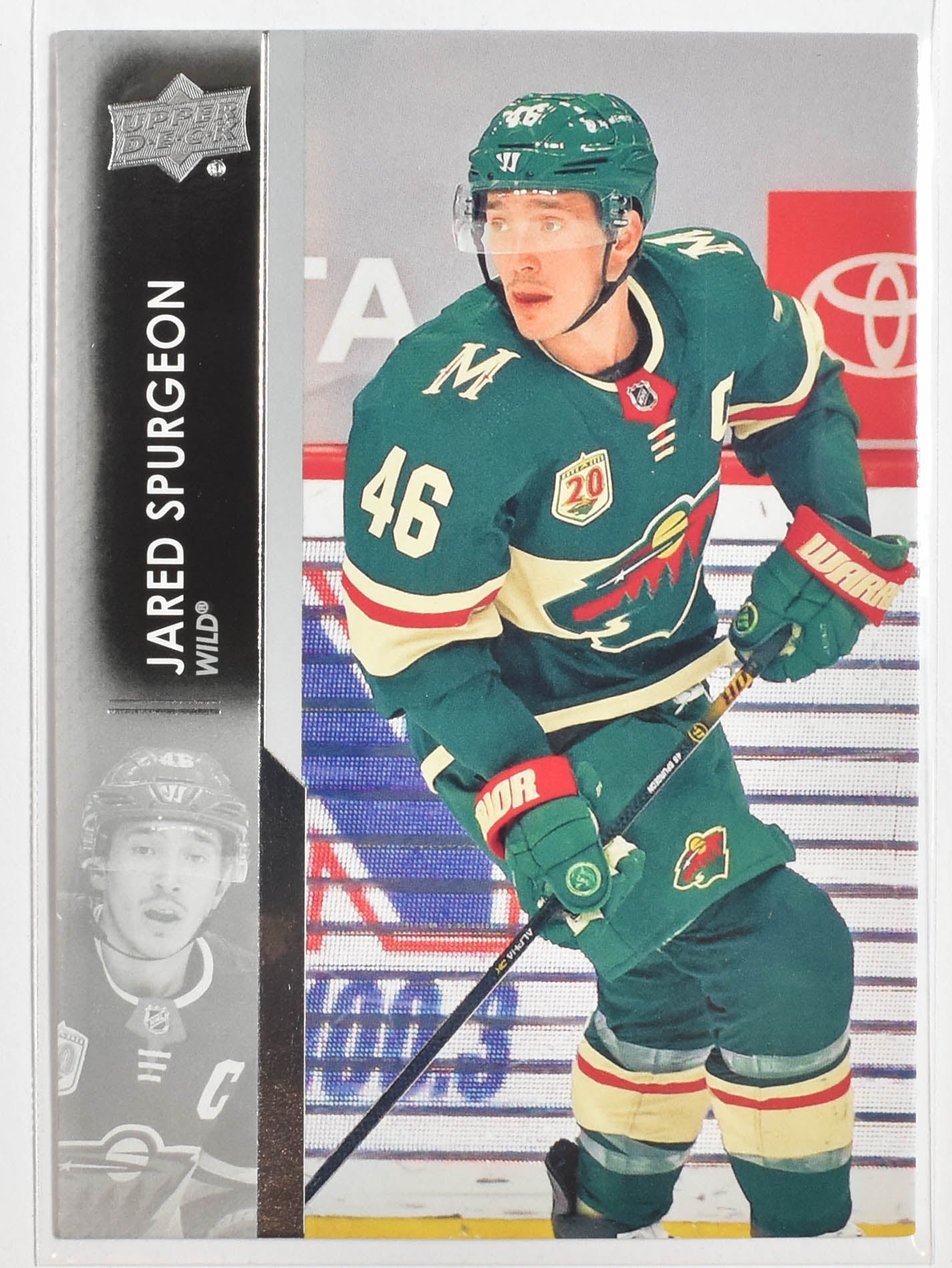 Jared Spurgeon 92 Wild Upper Deck 2021-2022 Series 1