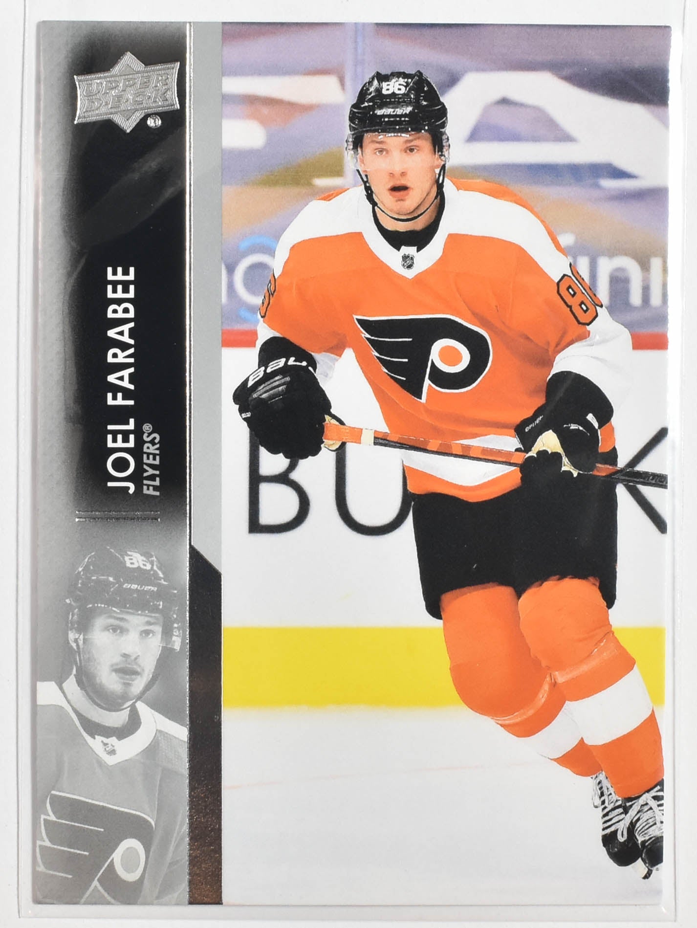 Joel Farabee 133 Flyers Upper Deck 2021-2022 Series 1