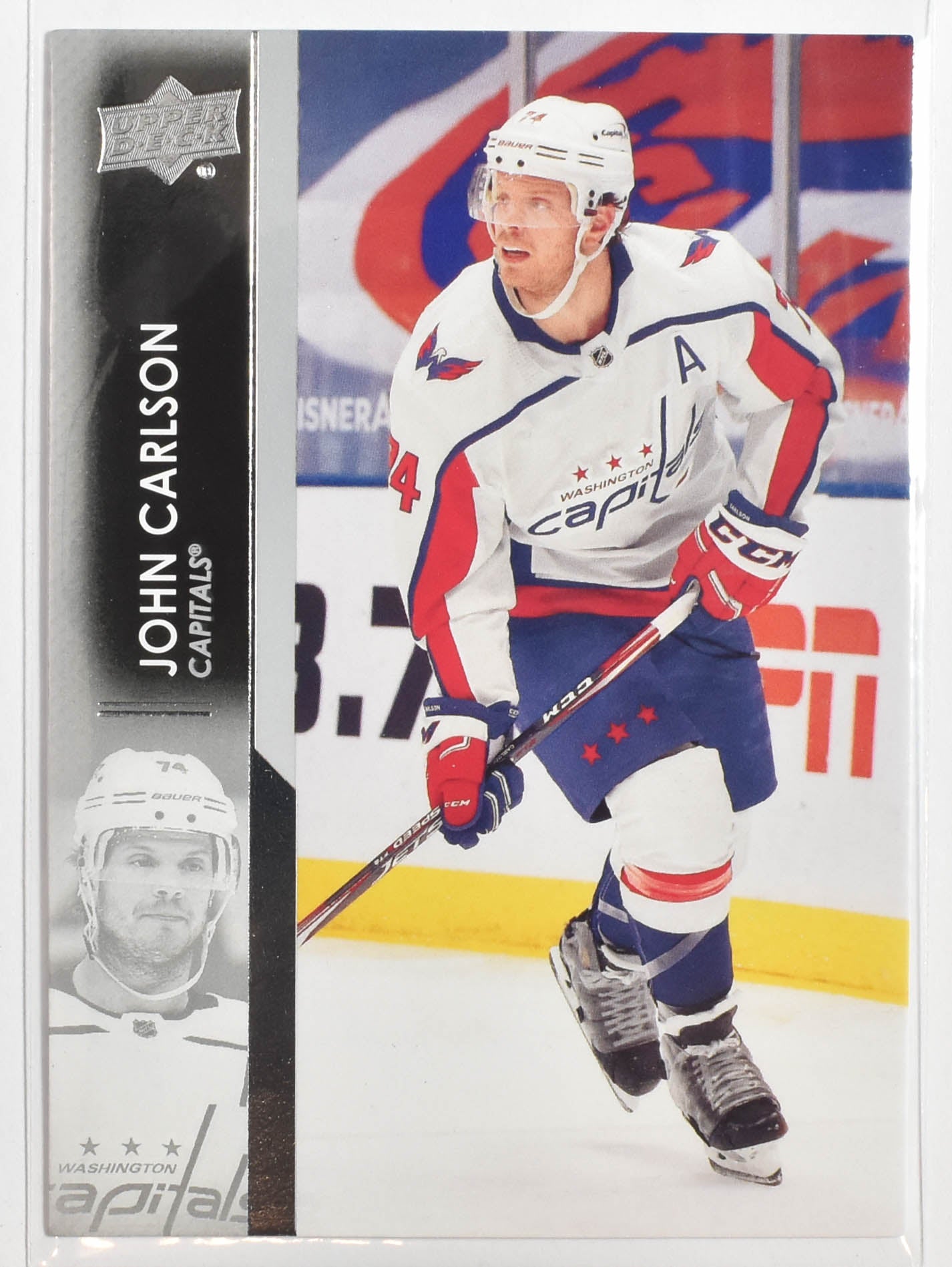John Carlson 188 Washington Capitals Upper Deck 2021-2022 Series 1