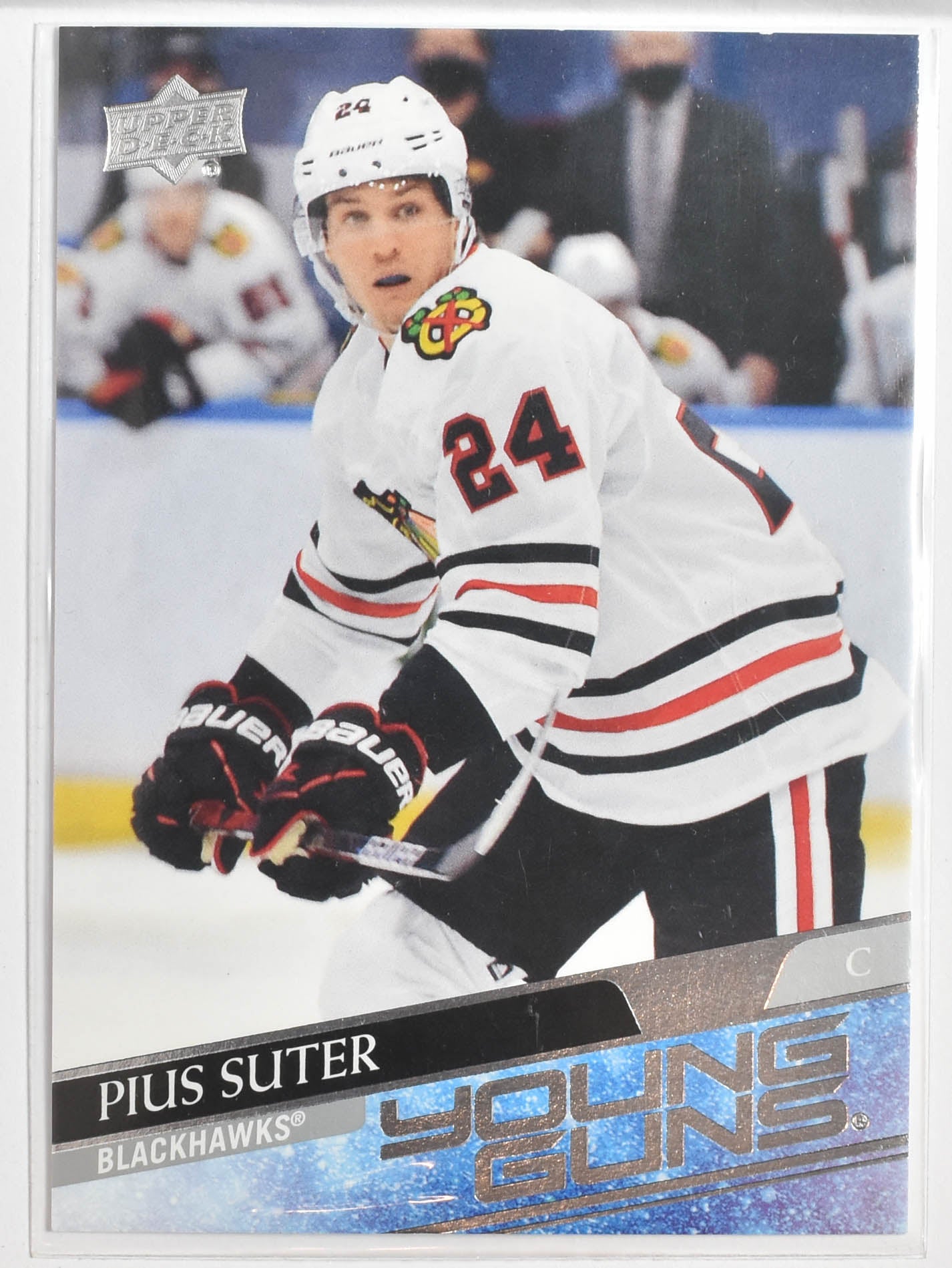Pius Suter 484 Young Guns Blackhawks NHL Hockey Card