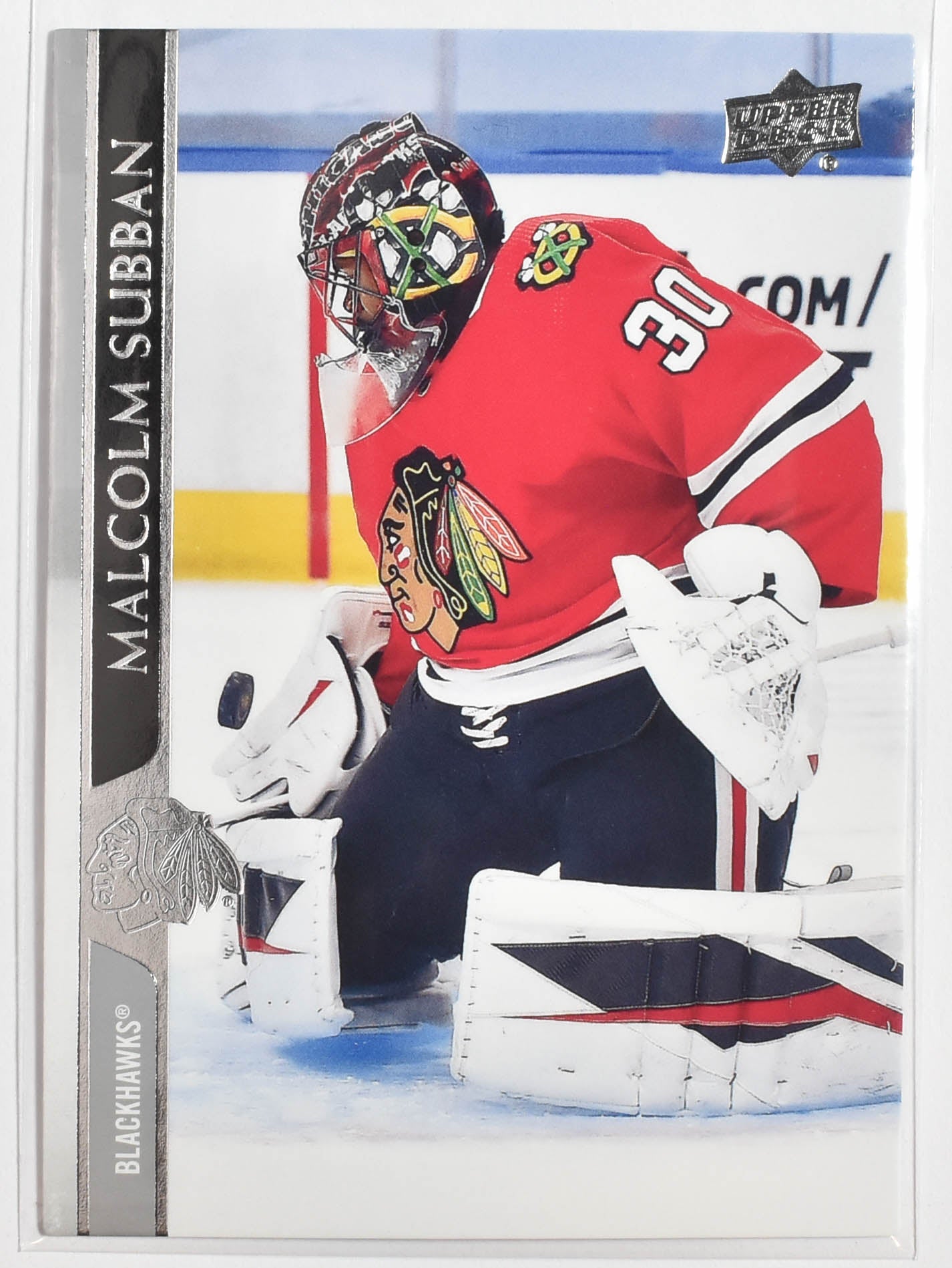 Malcolm Subban 296 Blackhawks NHL Hockey Card