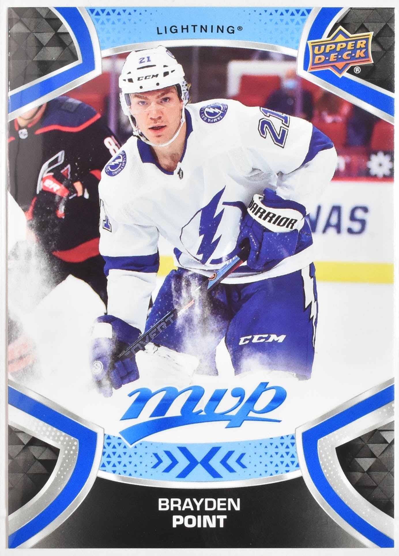 Brayden Point 186 Lightening MVP NHL Hockey Card Upper Deck 2021-2022