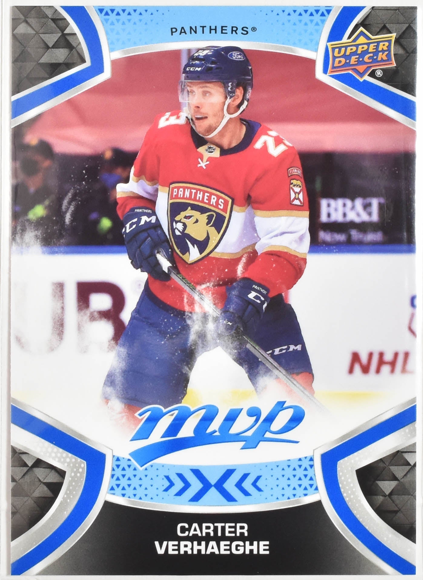 Carter Verhaeghe 135 Florida MVP NHL Hockey Card Upper Deck 2021-2022