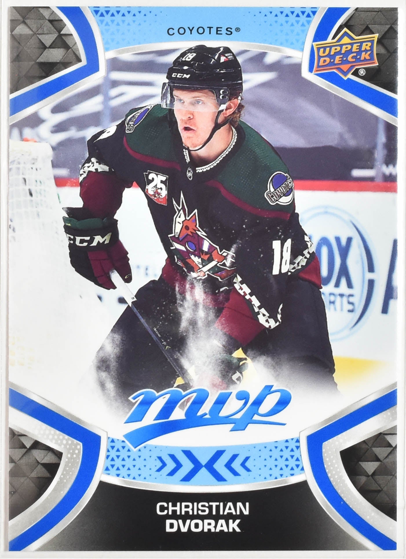 Christian Dvorak 141 MVP NHL Hockey Card Upper Deck 2021-2022