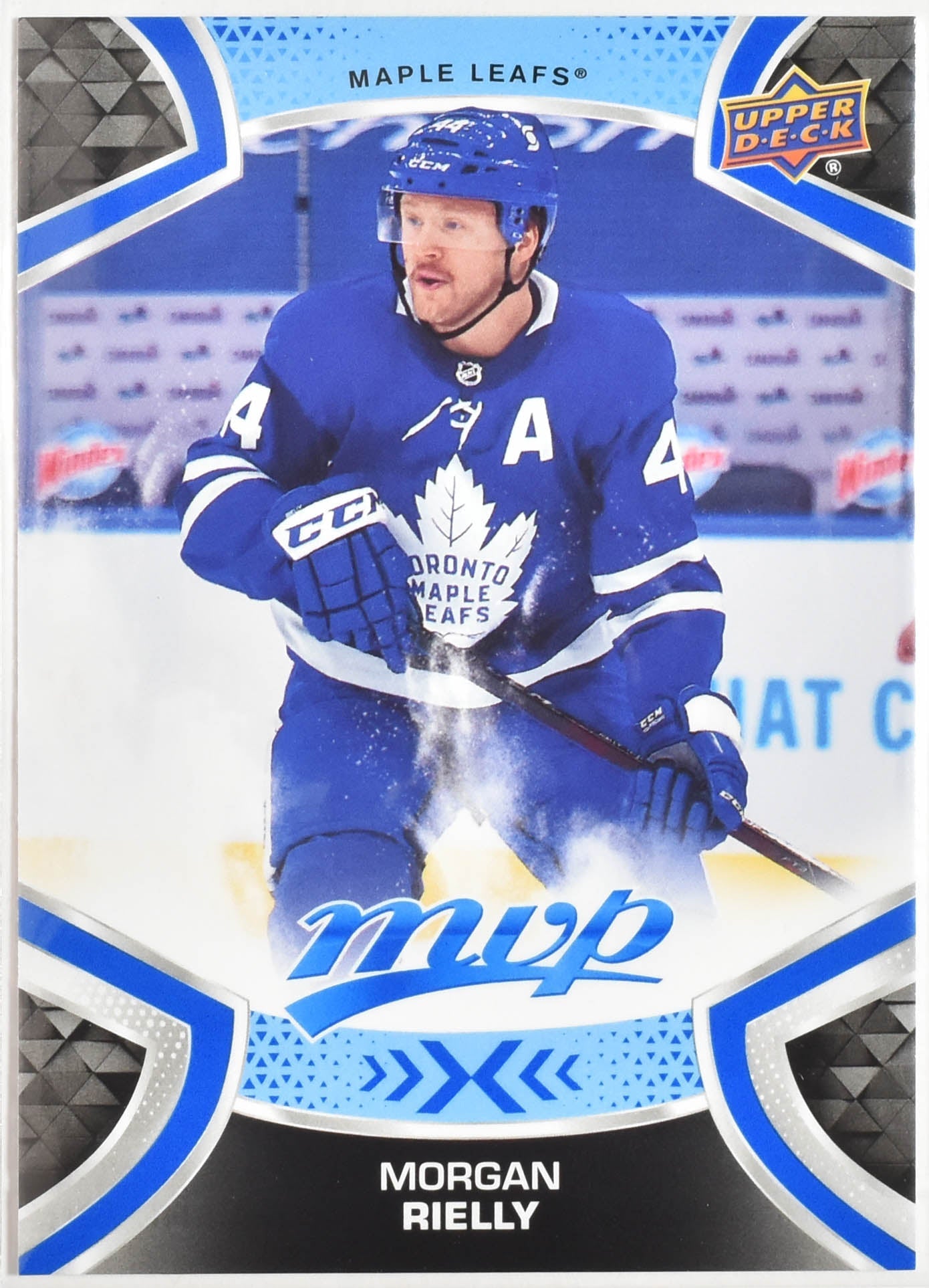 Morgan Rielly 194 Maple Leafs MVP NHL Hockey Card Upper Deck 2021-2022