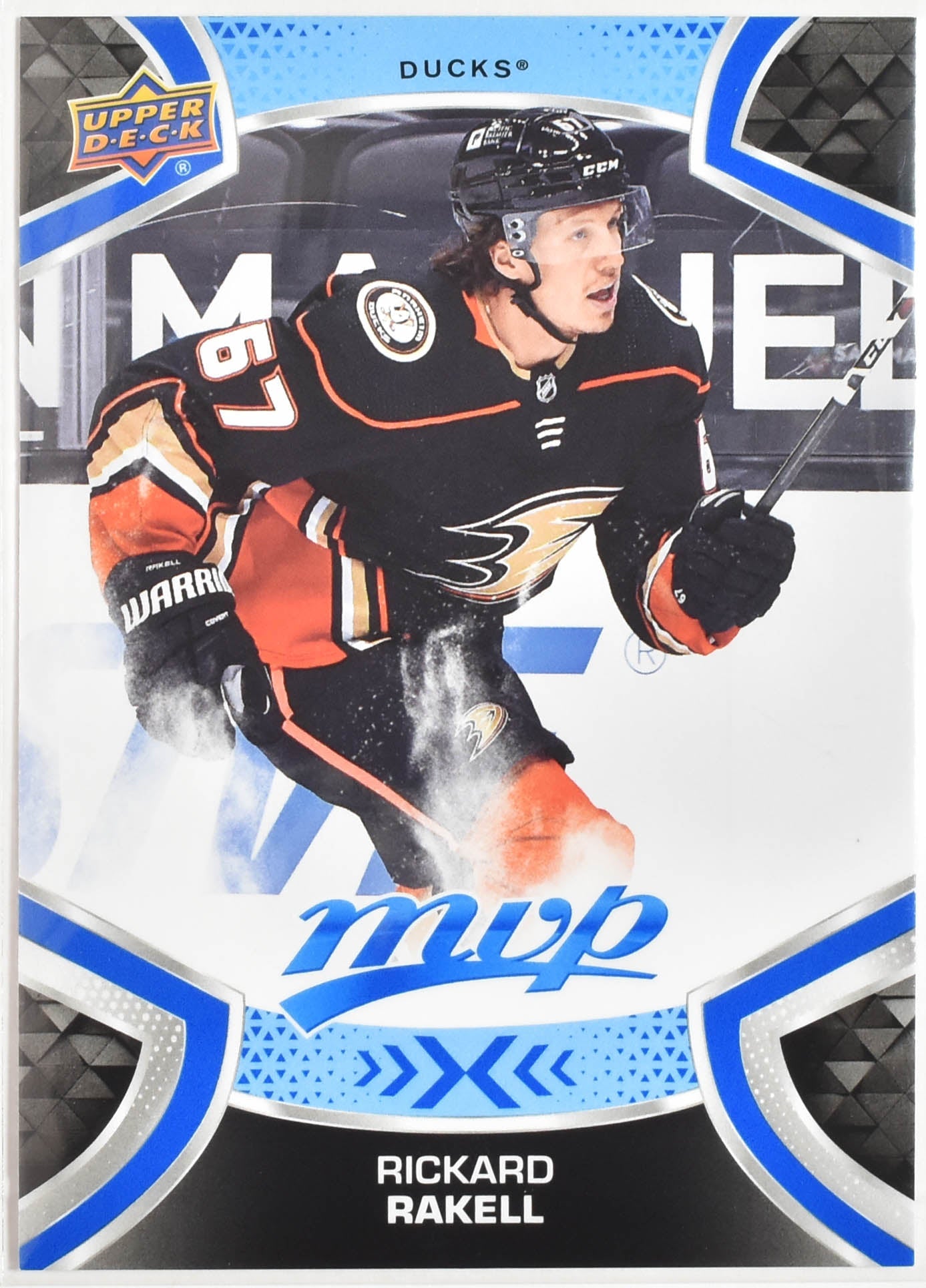 Rickard Rakell 167 Anaheim Ducks MVP Upper Deck 2021 Hockey