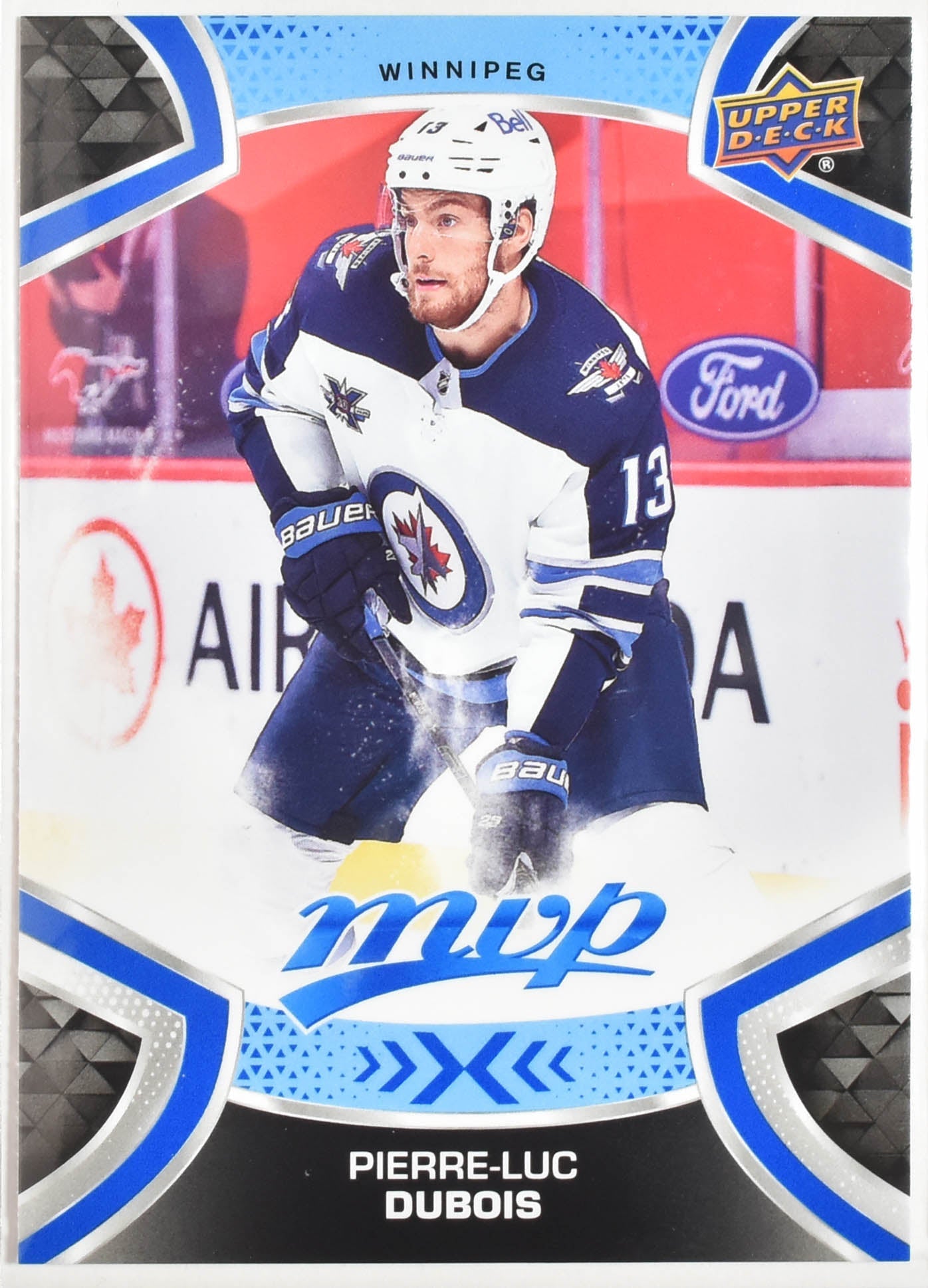 Pierre Luc Dubois 118 Winnipeg Jets MVP Upper Deck 2021 Hockey