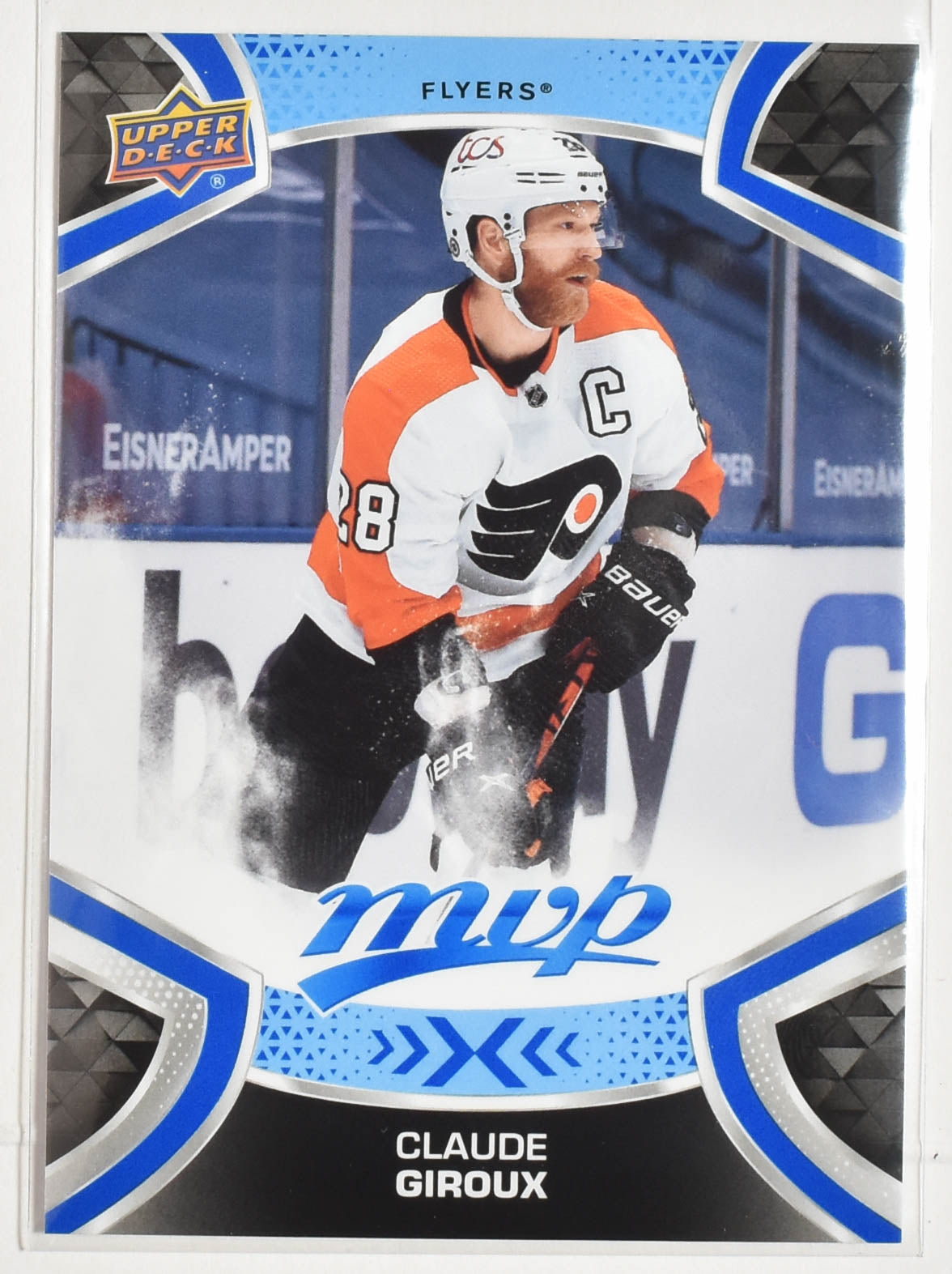 Claude Giroux 128 Flyers MVP NHL Hockey Card Upper Deck 2021-2022