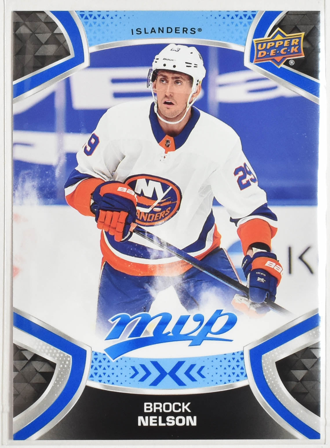Brock Nelson 131 New Jersey Islanders MVP Upper Deck 2021 Hockey