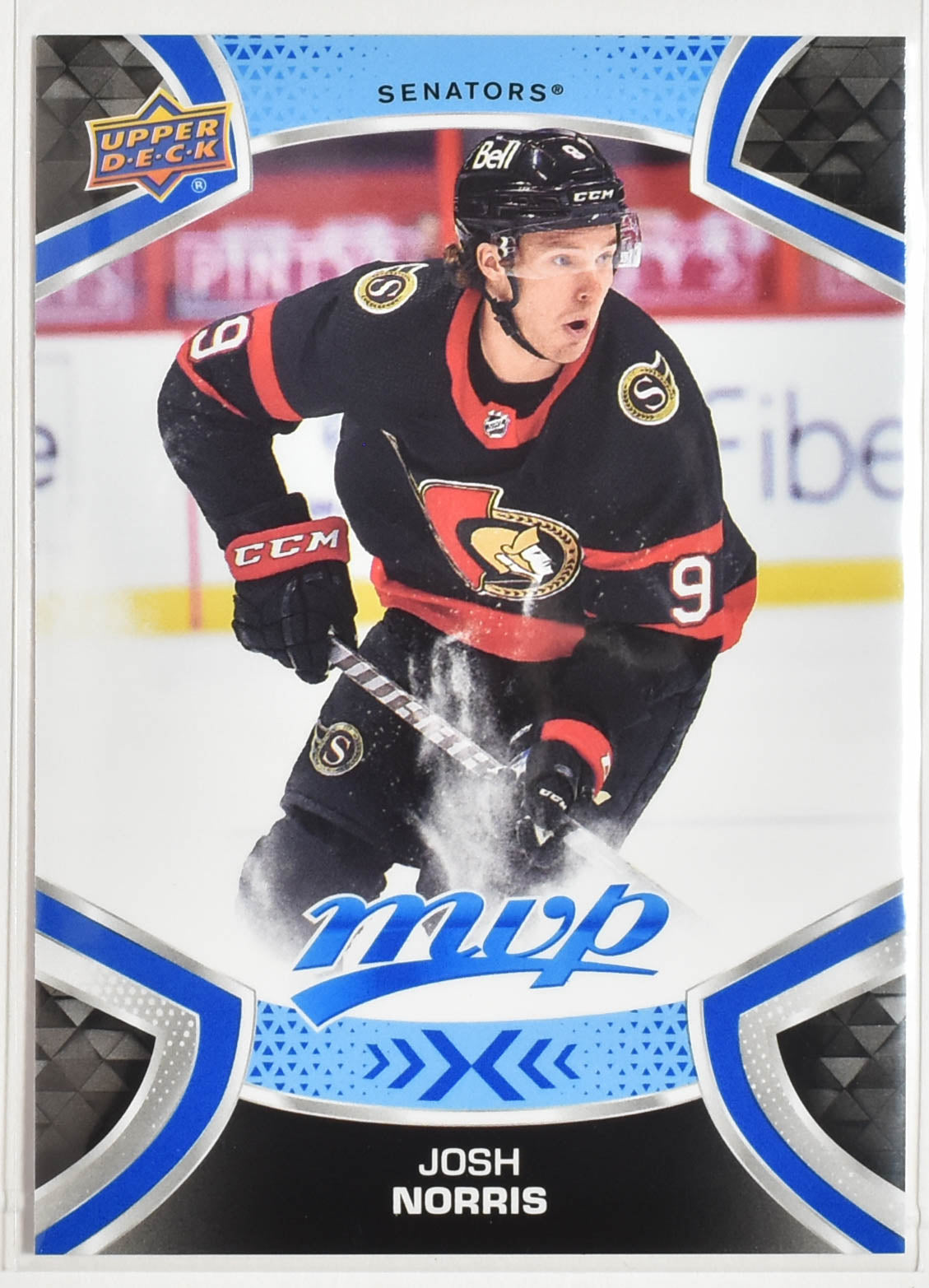 Josh Norris 180 Ottawa Senators MVP Upper Deck 2021 Hockey