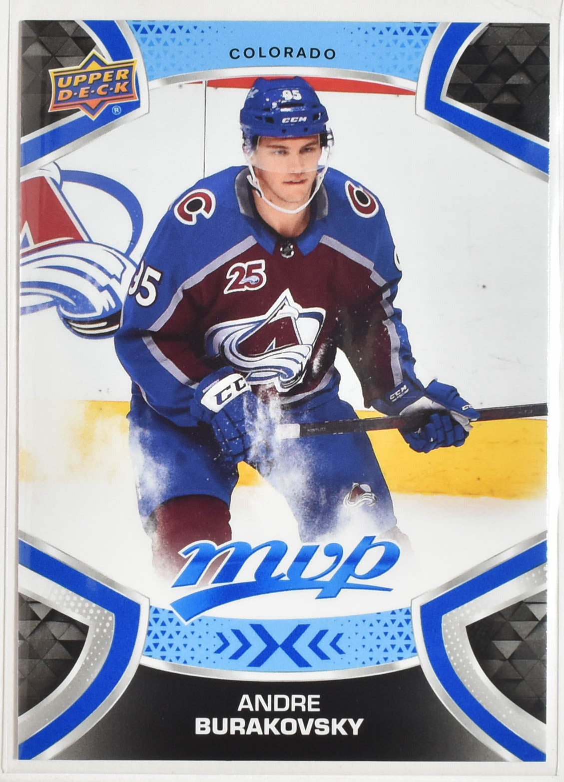 Andre Burakovsky 195 Colorado Avalanche MVP Upper Deck 2021 Hockey