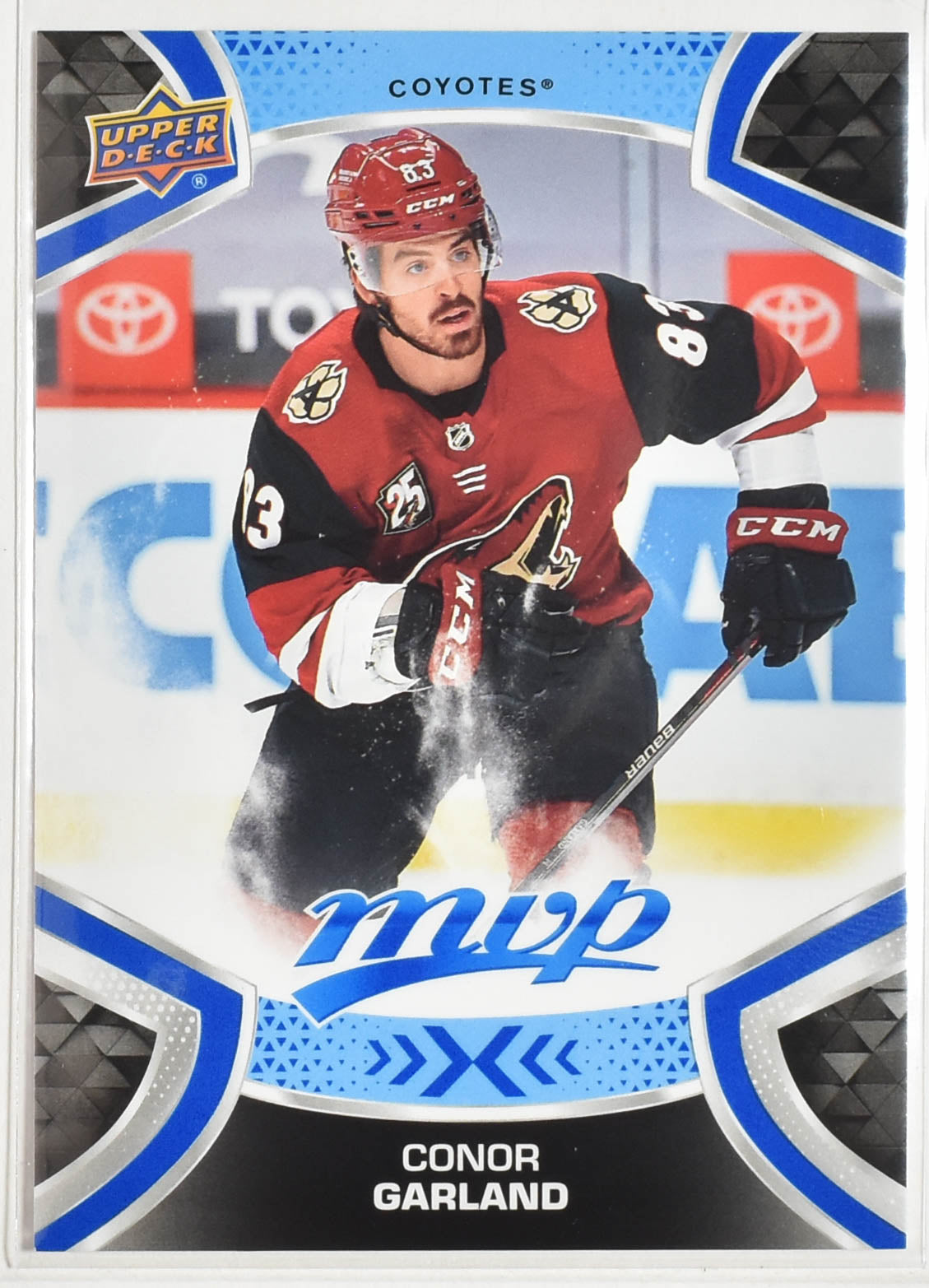 Conor Garland 129 Arizona MVP Upper Deck 2021 Hockey