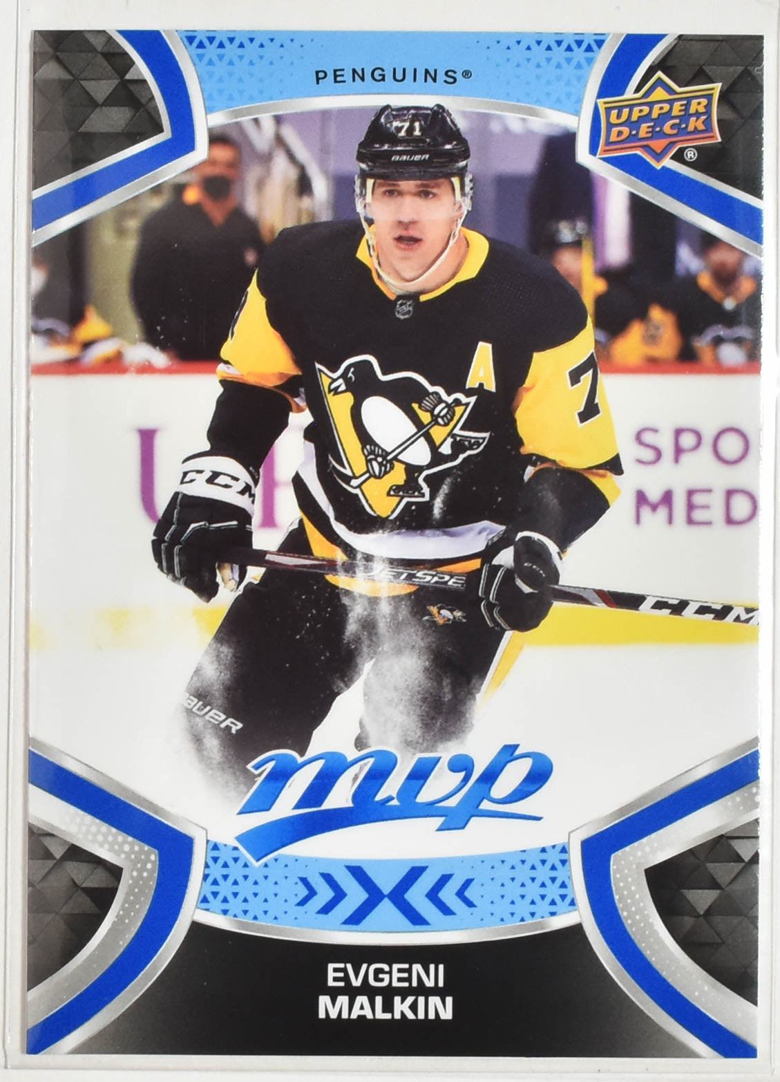 Evgeni Malkin 160 Pittsburgh Penguins MVP Upper Deck 2021 Hockey