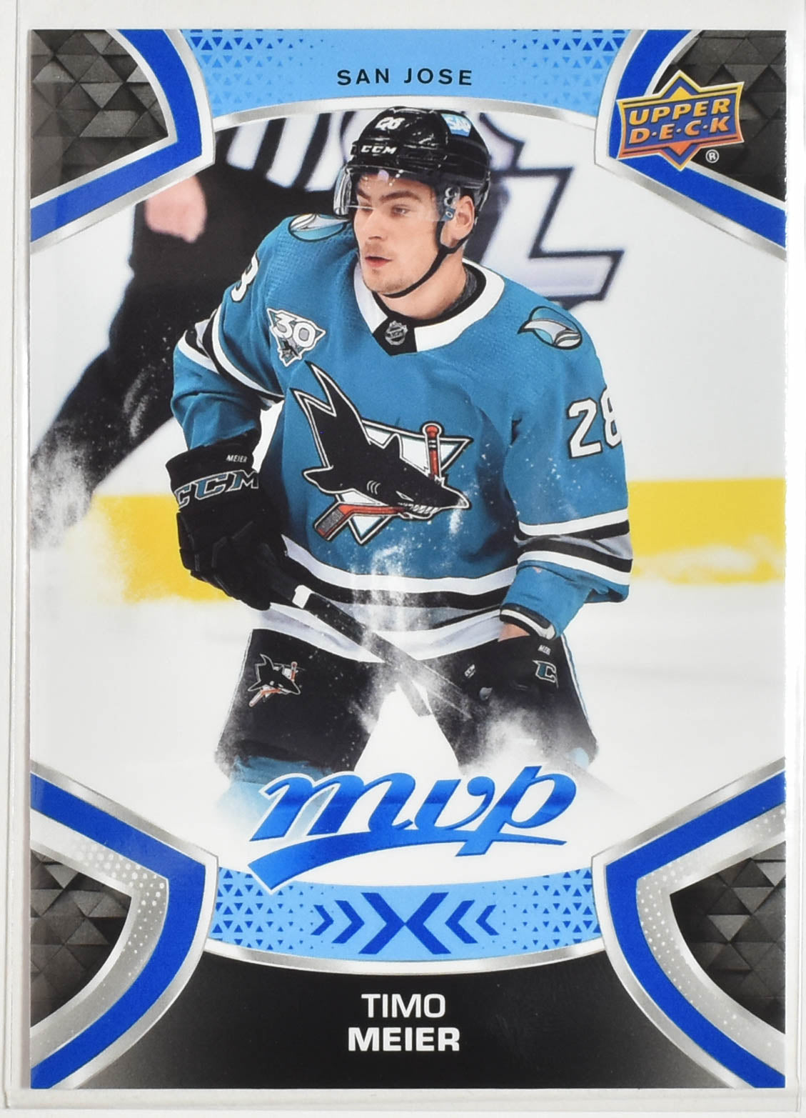 Timo Meier 139 Sharks MVP Upper Deck 2021 Hockey