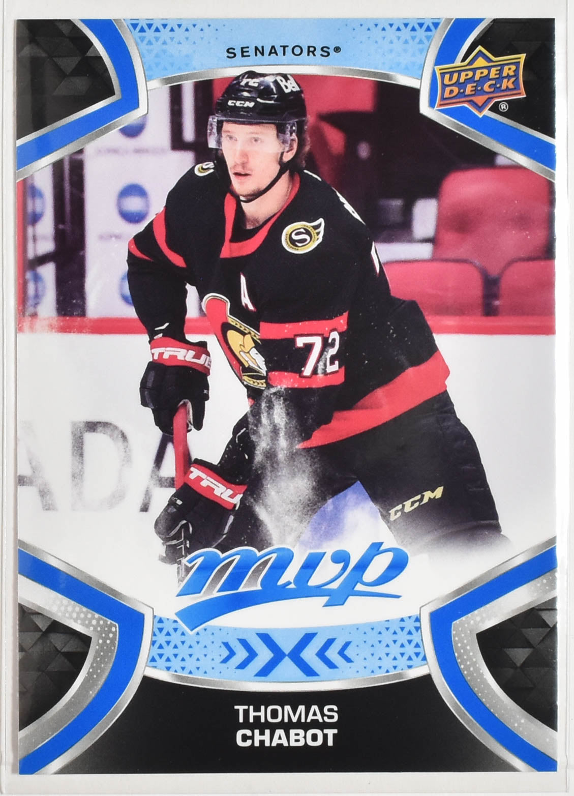 Thomas Chabot 72 Senetors MVP Upper Deck 2021 Hockey