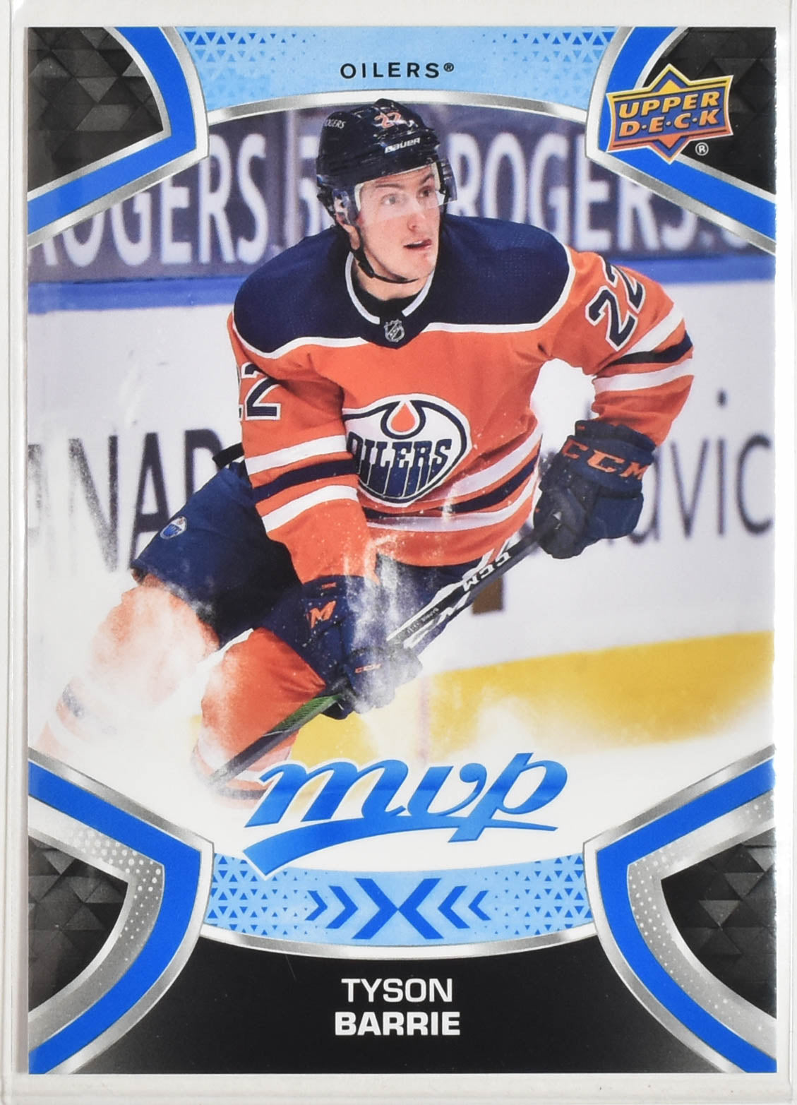 Tyson Barrie 45 Edmonton Oliers MVP Upper Deck 2021 Hockey