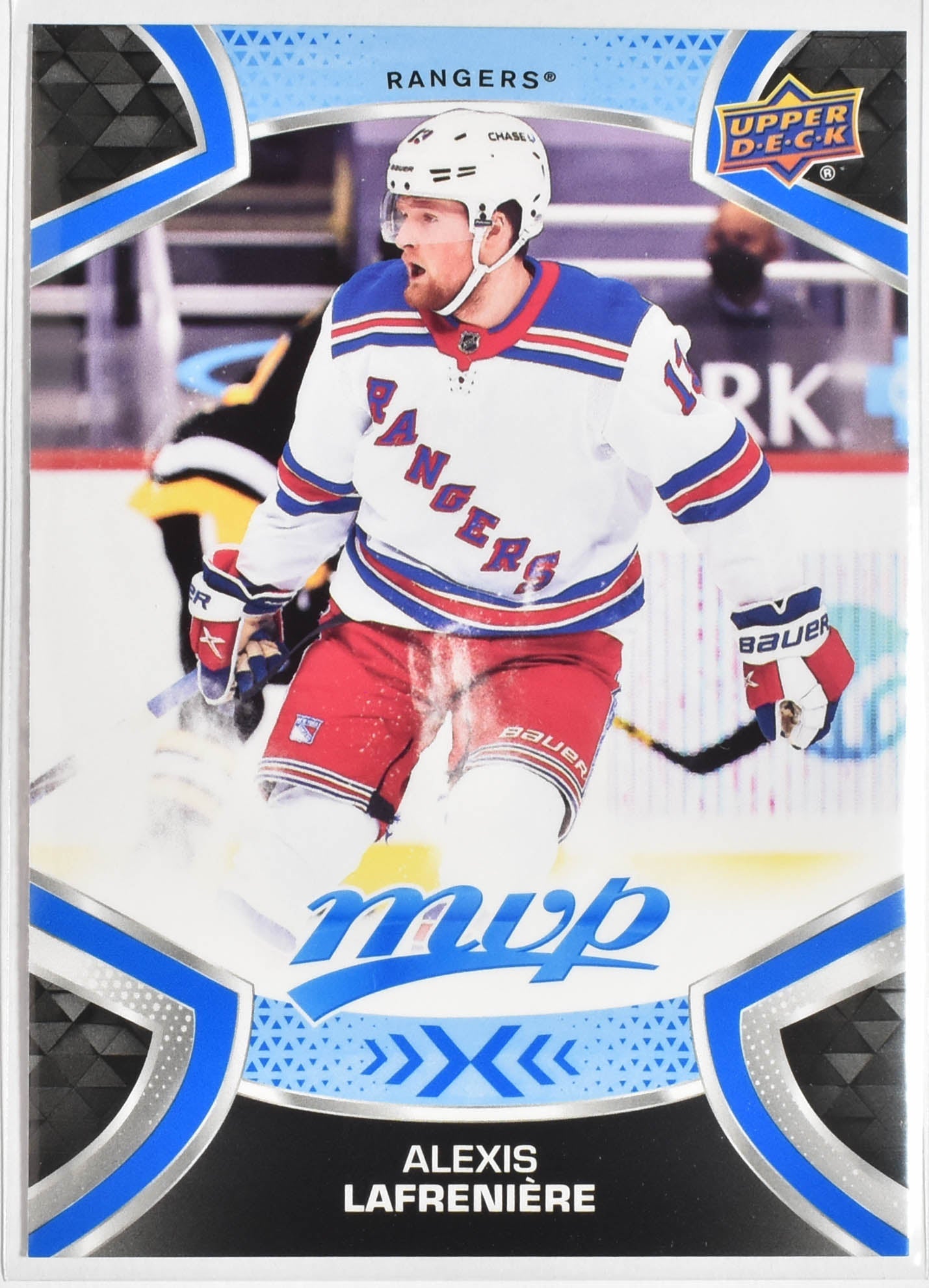 Alexis Lafreniere 1 New York Rangers MVP Upper Deck 2021 Hockey