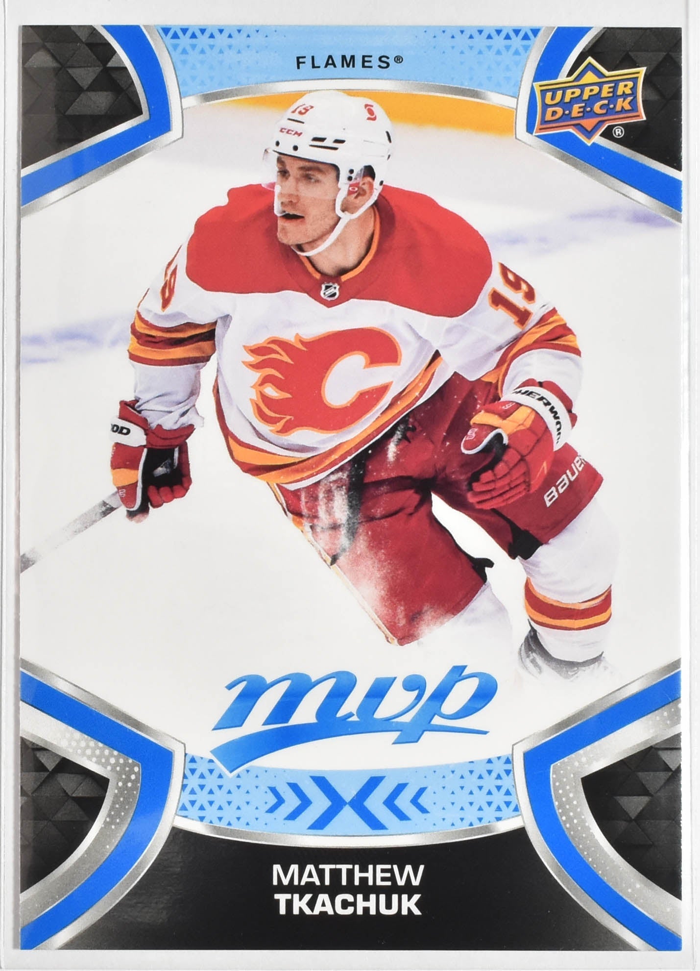 Matthew Tkachuk 19 Flames MVP Upper Deck 2021 Hockey