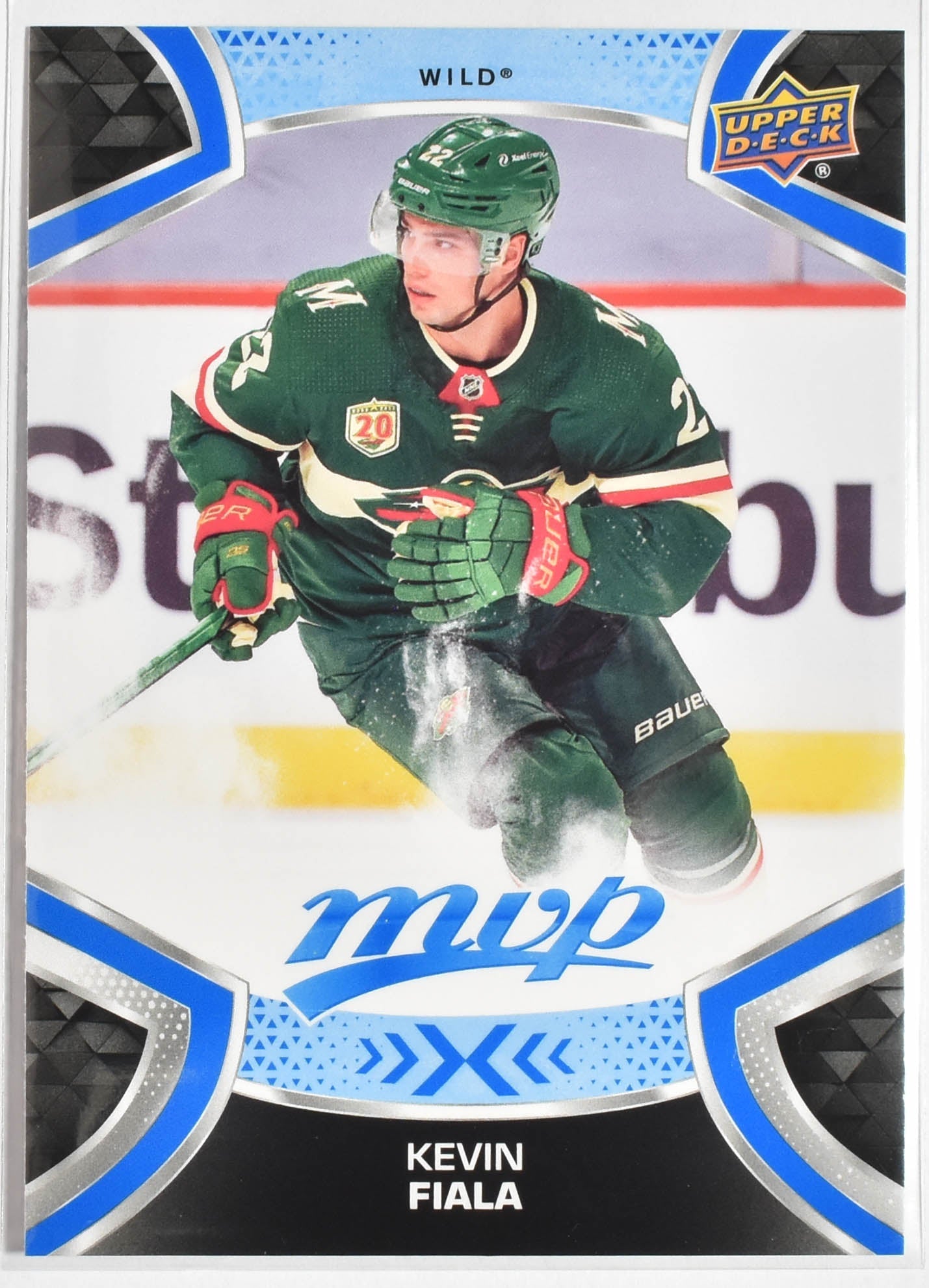 Kevin Fiala Minnesota Wild 41 MVP NHL Hockey Card Upper Deck 2021-2022