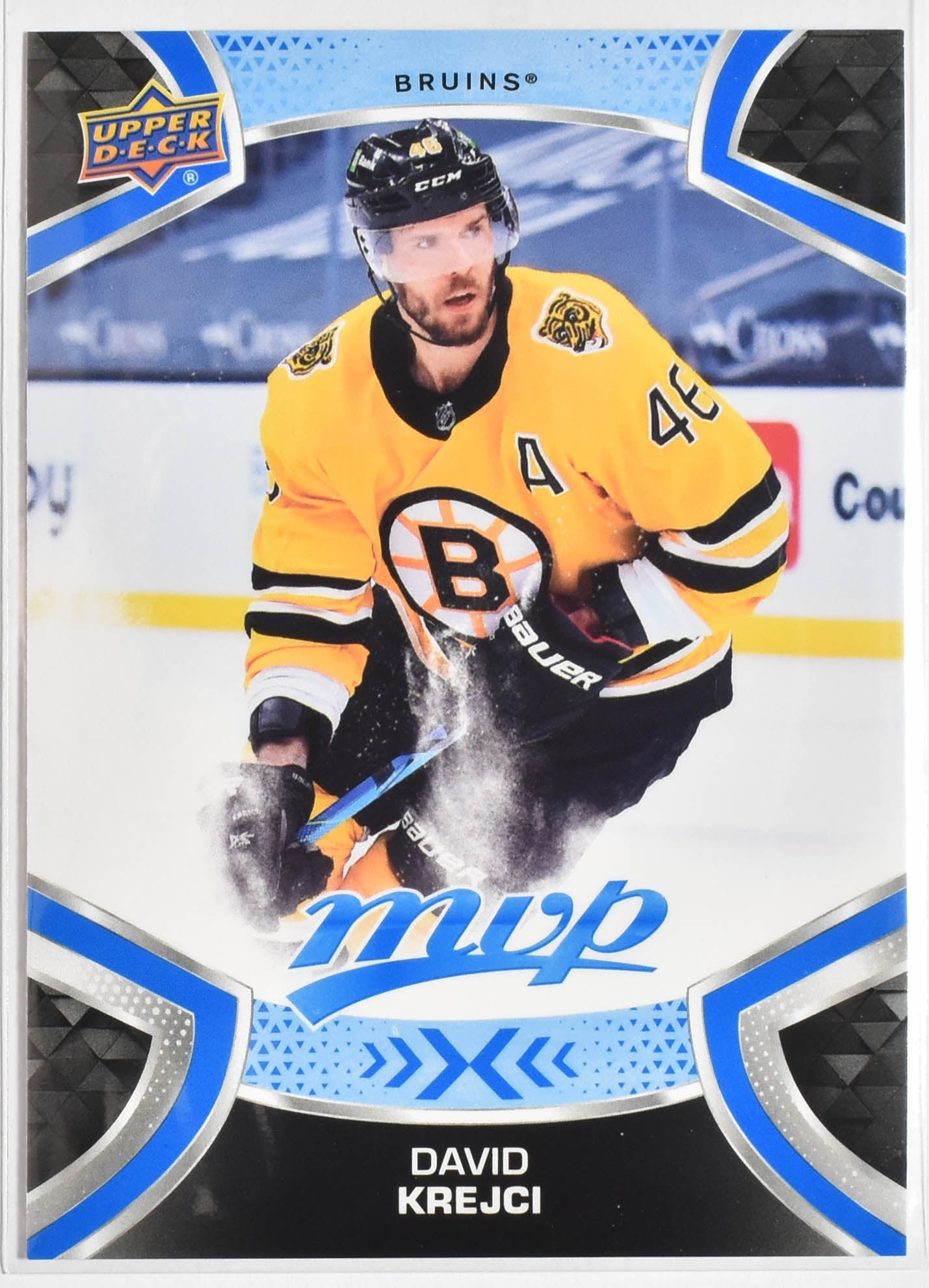 David Krejci 66 Boston Bruins MVP Upper Deck Hockey Mint