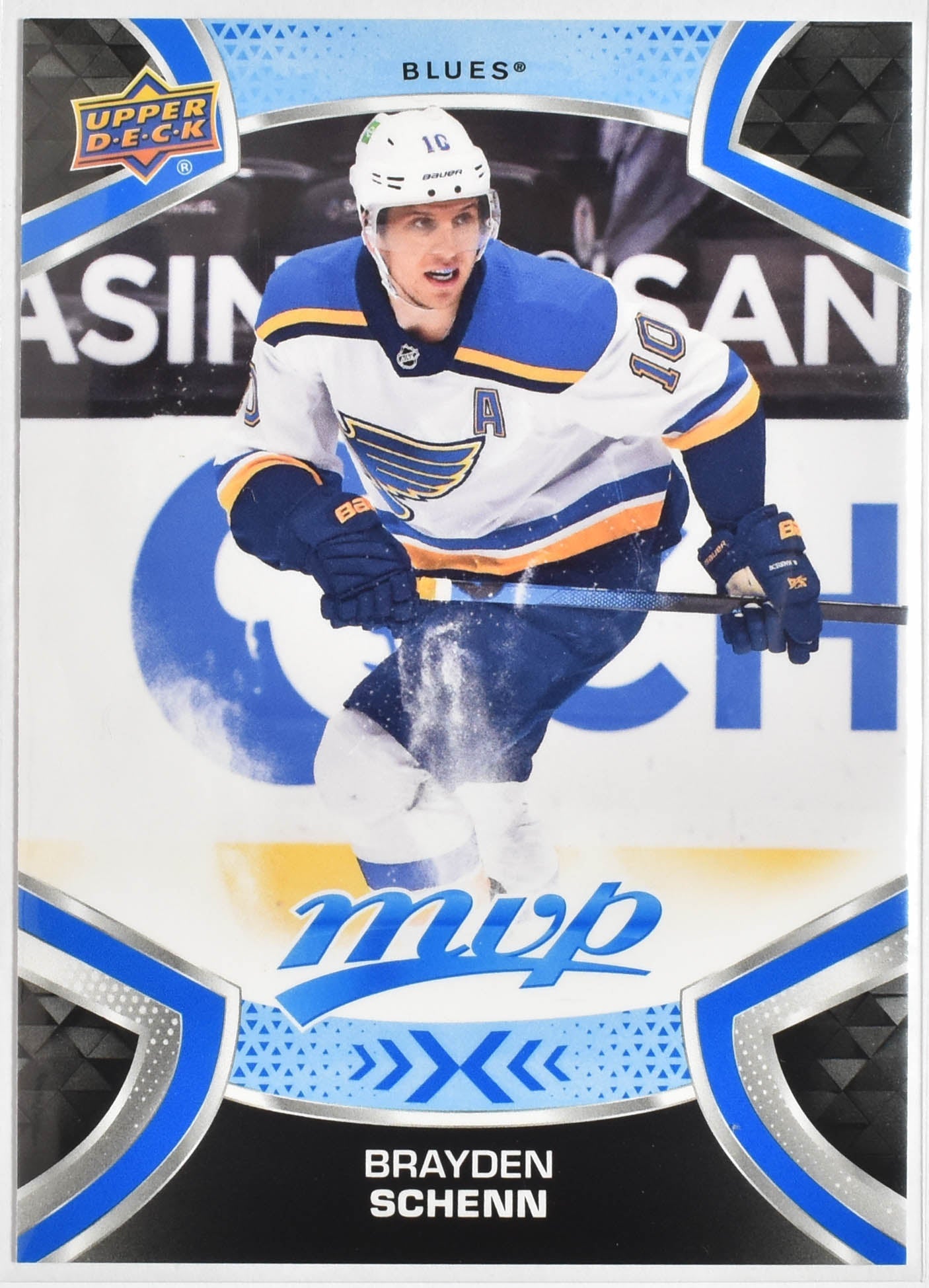 Brayden Schenn 10 Blues MVP Upper Deck 2021 Hockey