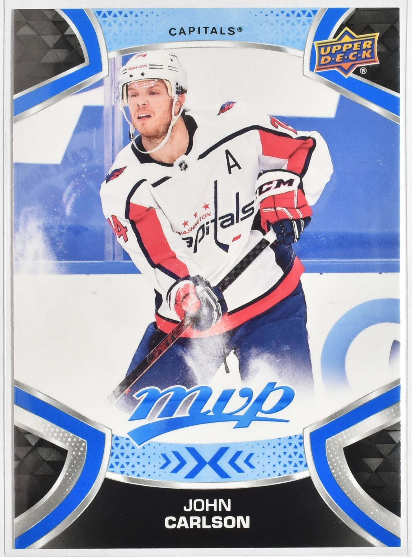 John Carlson 74 Capitals MVP Upper Deck 2021 Hockey