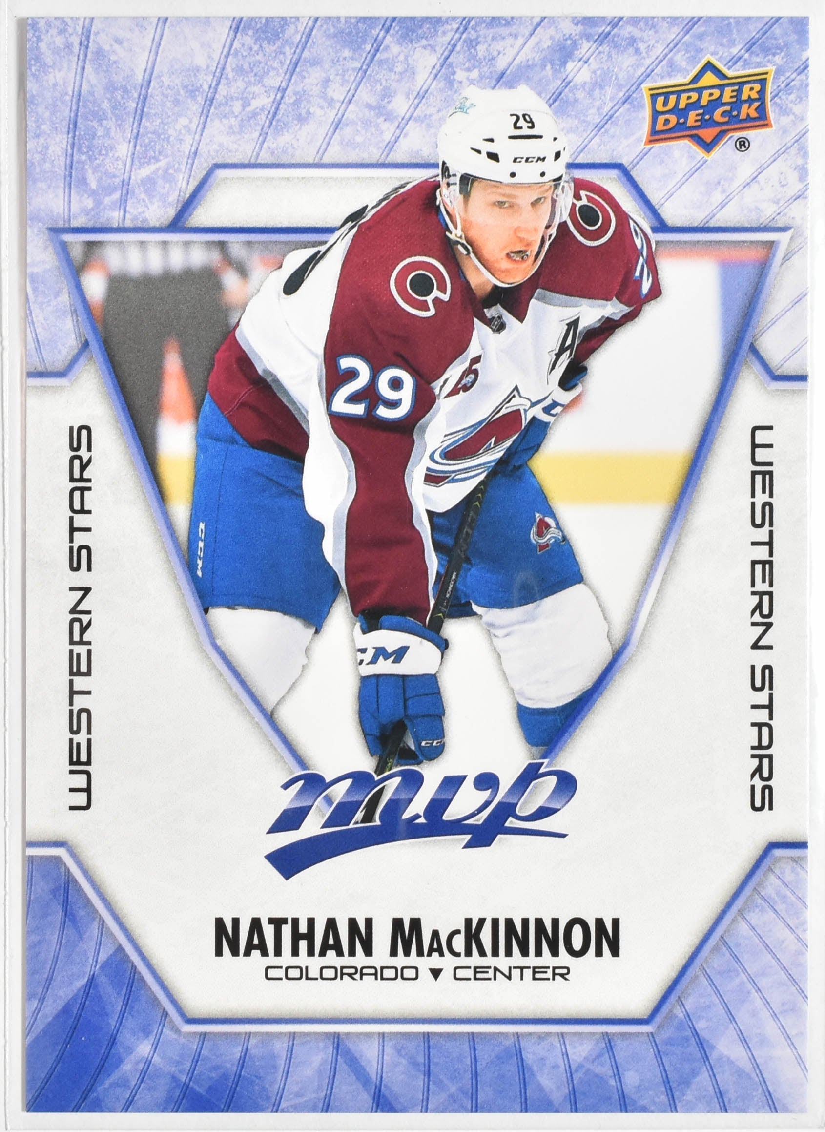 Nathan Mackinnon WS-2 Colorado MVP Upper Deck 2021 Hockey