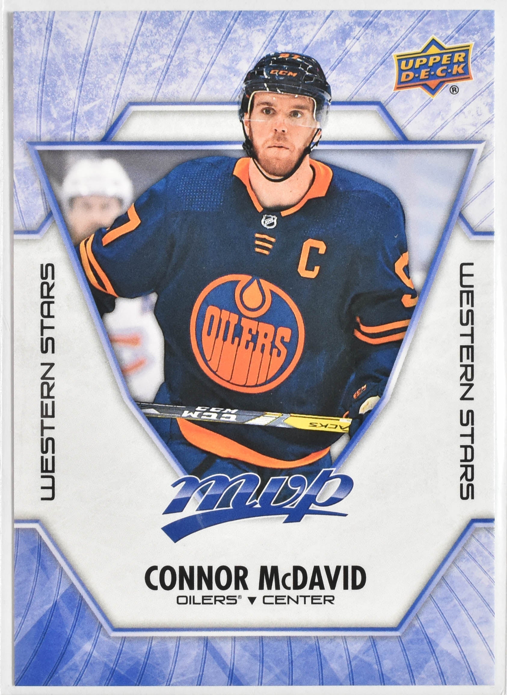 Connor McDavid WS-1 Oilers MVP Upper Deck 2021 Hockey