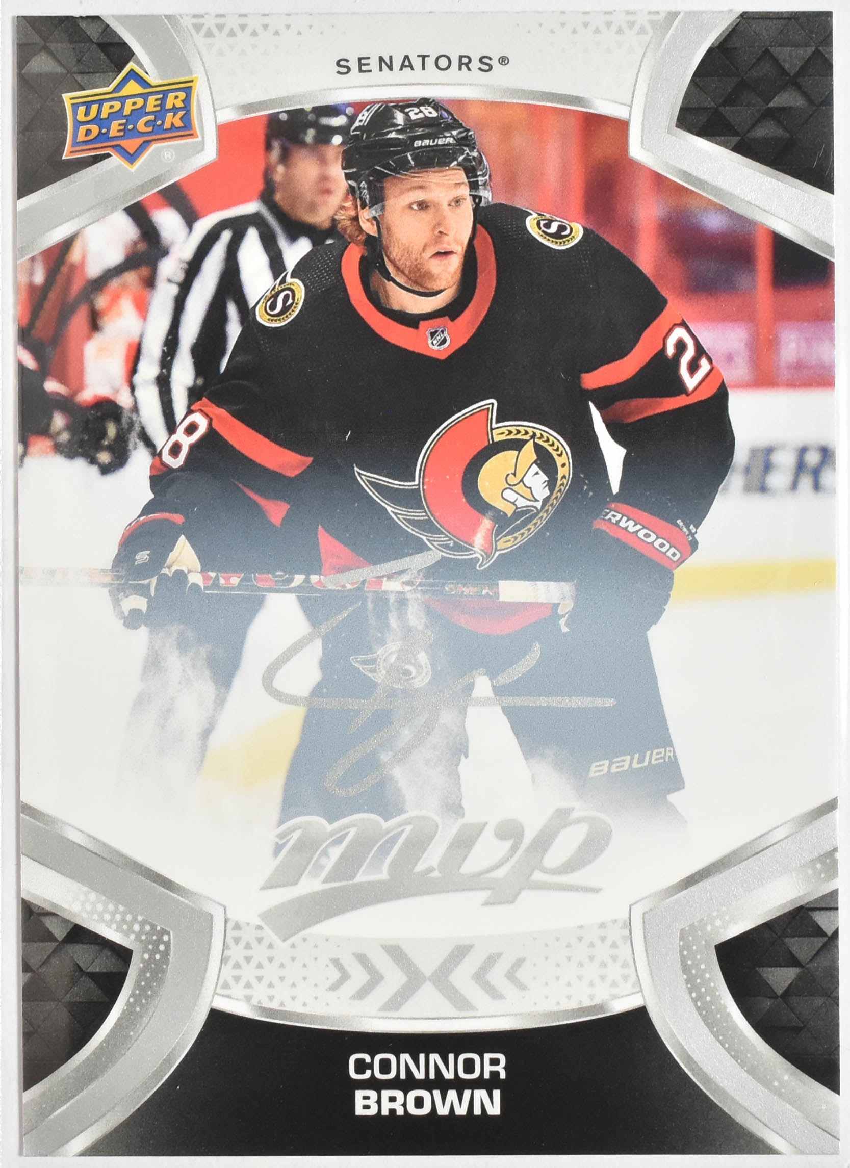 Connor Brown 130 Senators MVP Upper Deck 2021 Hockey