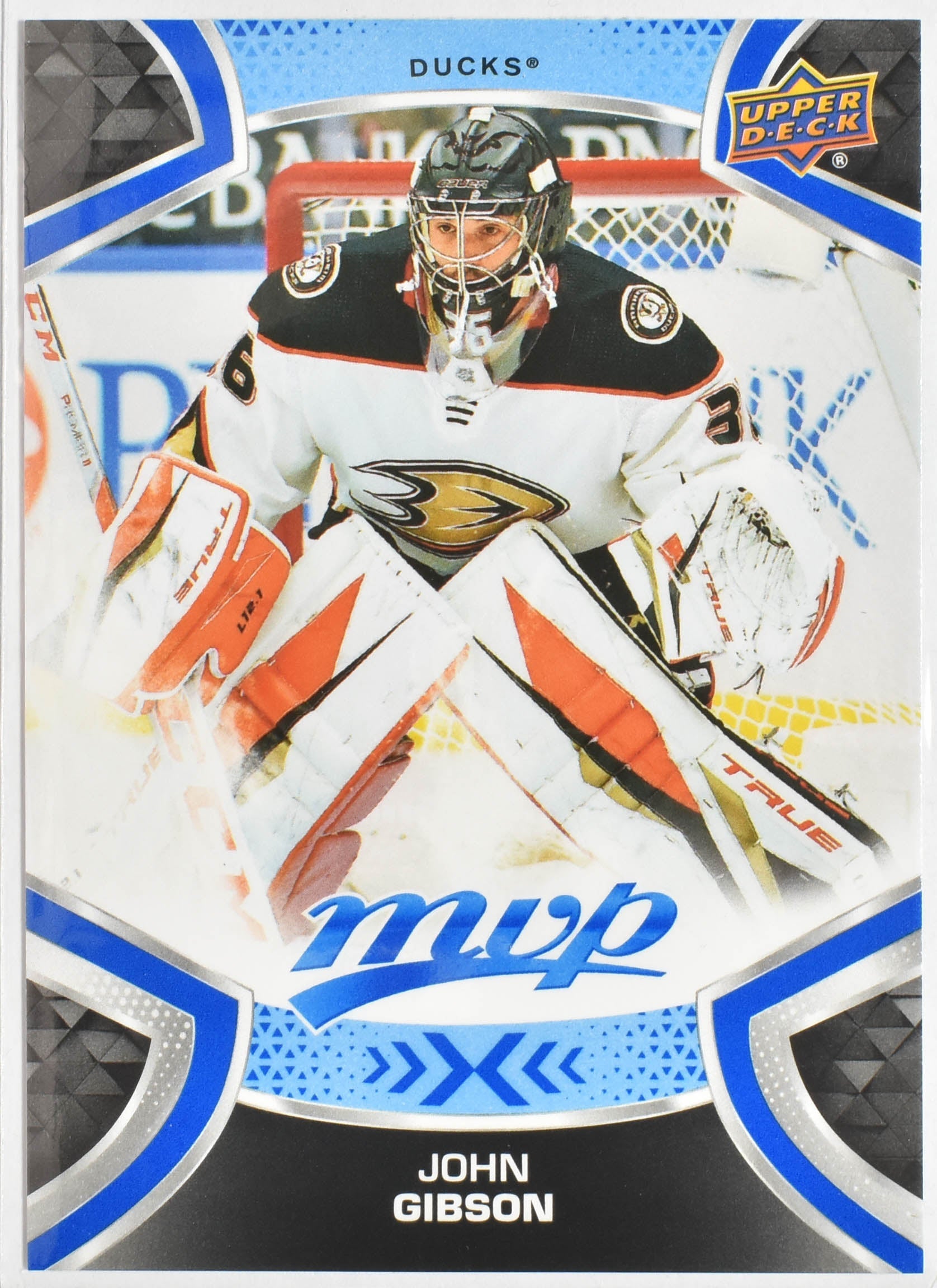 John Gibson 206 Ducks MVP Upper Deck 2021 Hockey