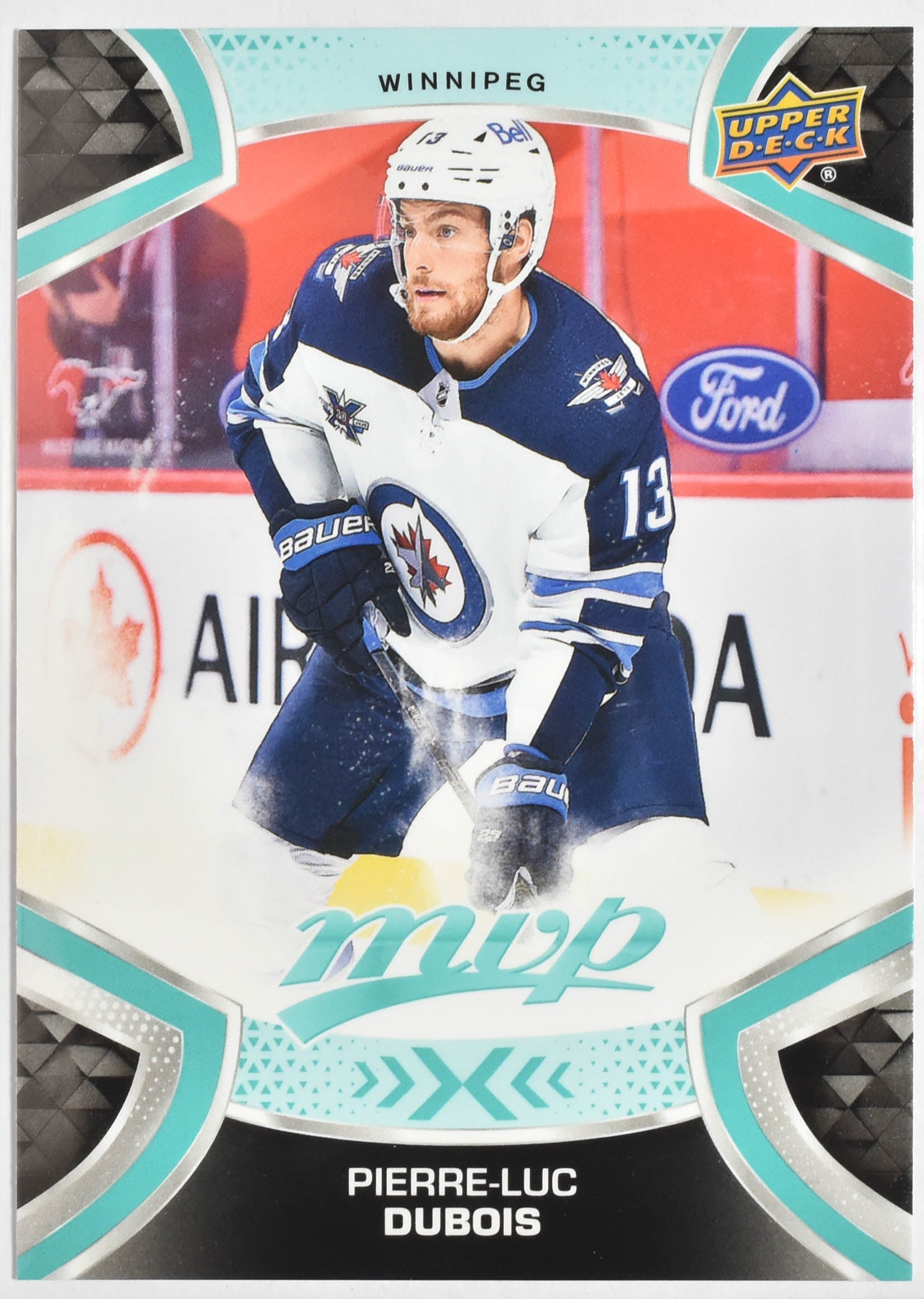 Pierre Luc Dubois 118 Winnipeg Jets NHL MVP Upper Deck 2021 Hockey