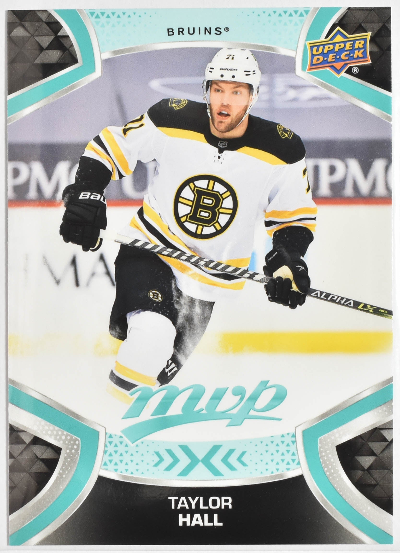 Taylor Hall 120 Boston Bruins MVP Upper Deck 2021 Hockey