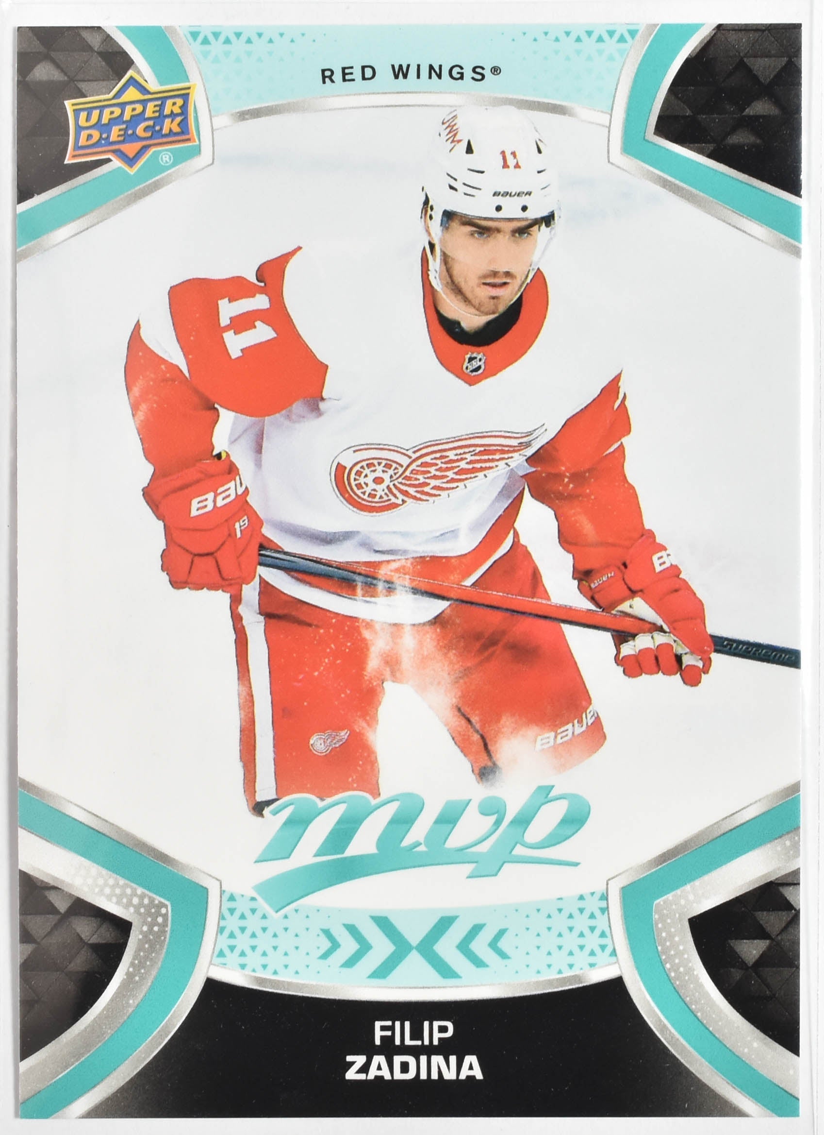 Filip Zadina 112 Detroit Red Wings NHL MVP Upper Deck 2021 Hockey