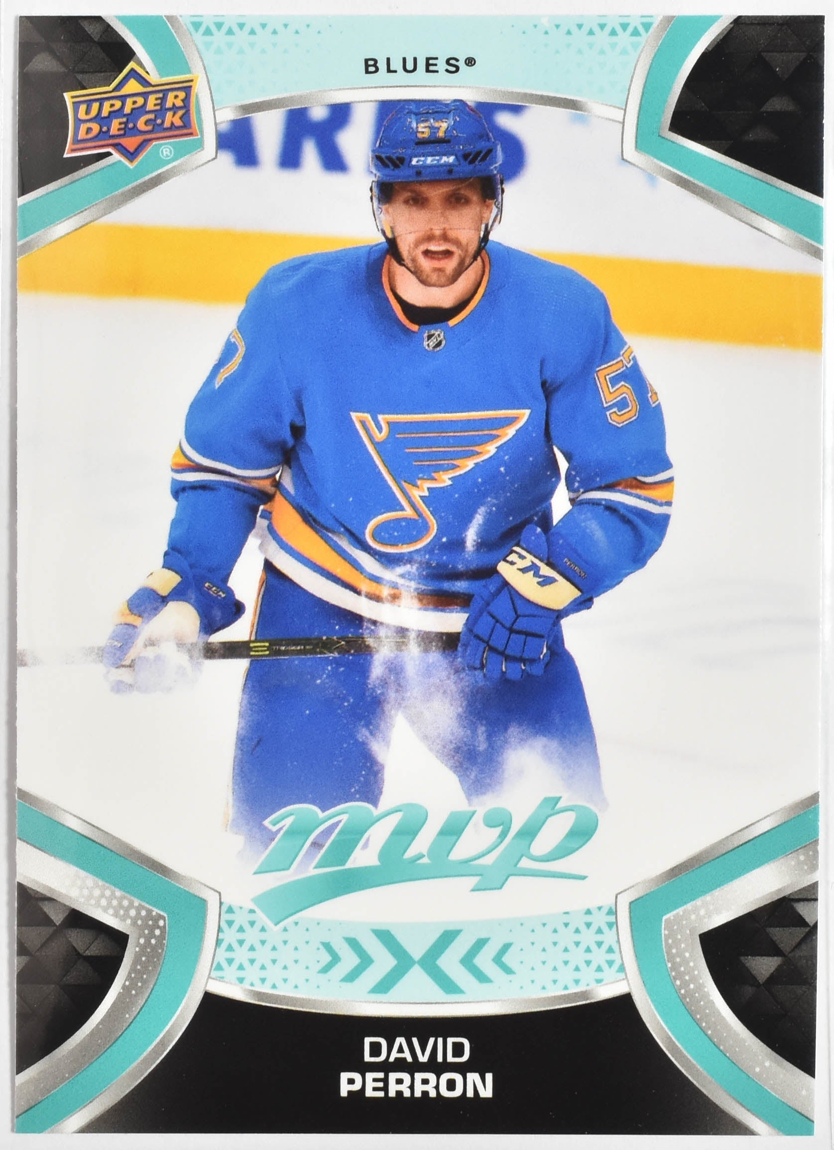 David Perron 57 St Louis Blues MVP Upper Deck 2021