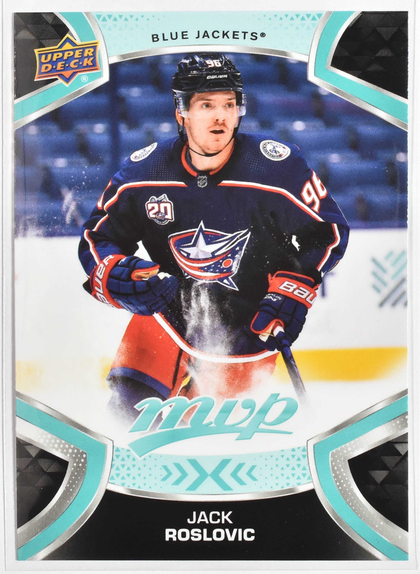 Jack Roslovic 98 Columbus Blues MVP Upper Deck 2021