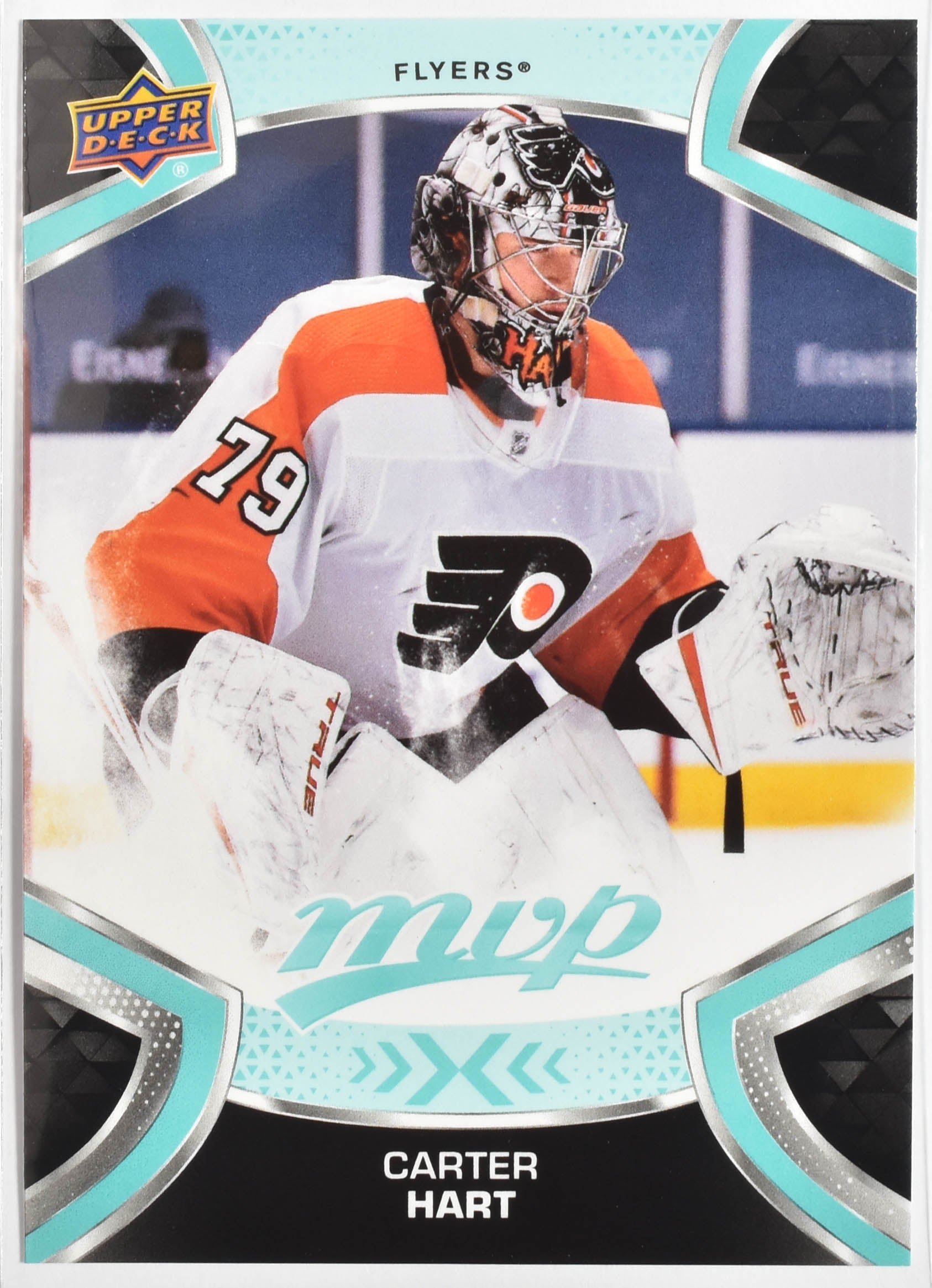Carter Hart 79 Philly NHL MVP Upper Deck 2021