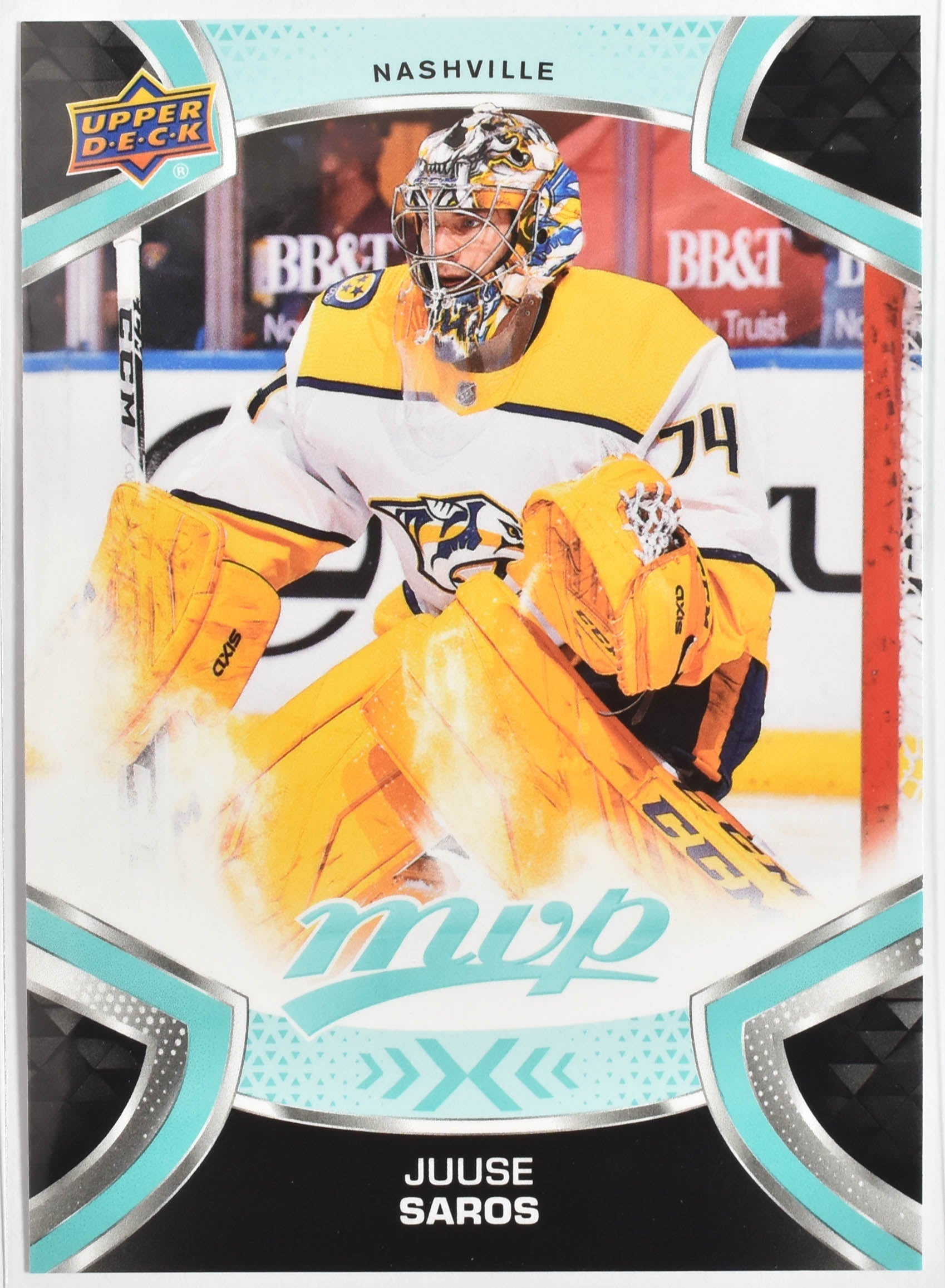 Joust Saros 95 Nashville Predators MVP Upper Deck 2021 Goalie