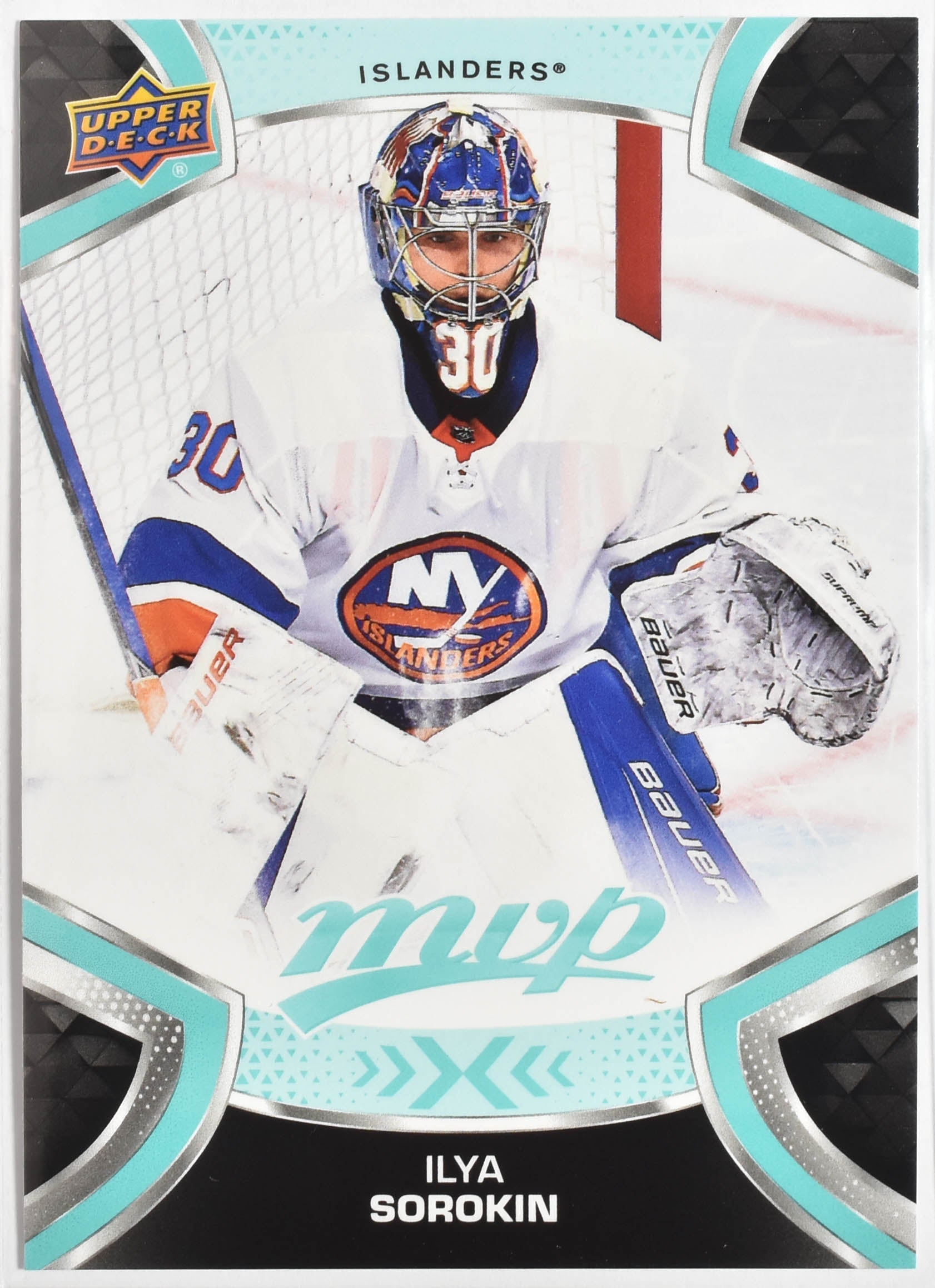 Ilya Sorokin 30 New York Rangers MVP Upper Deck 2021